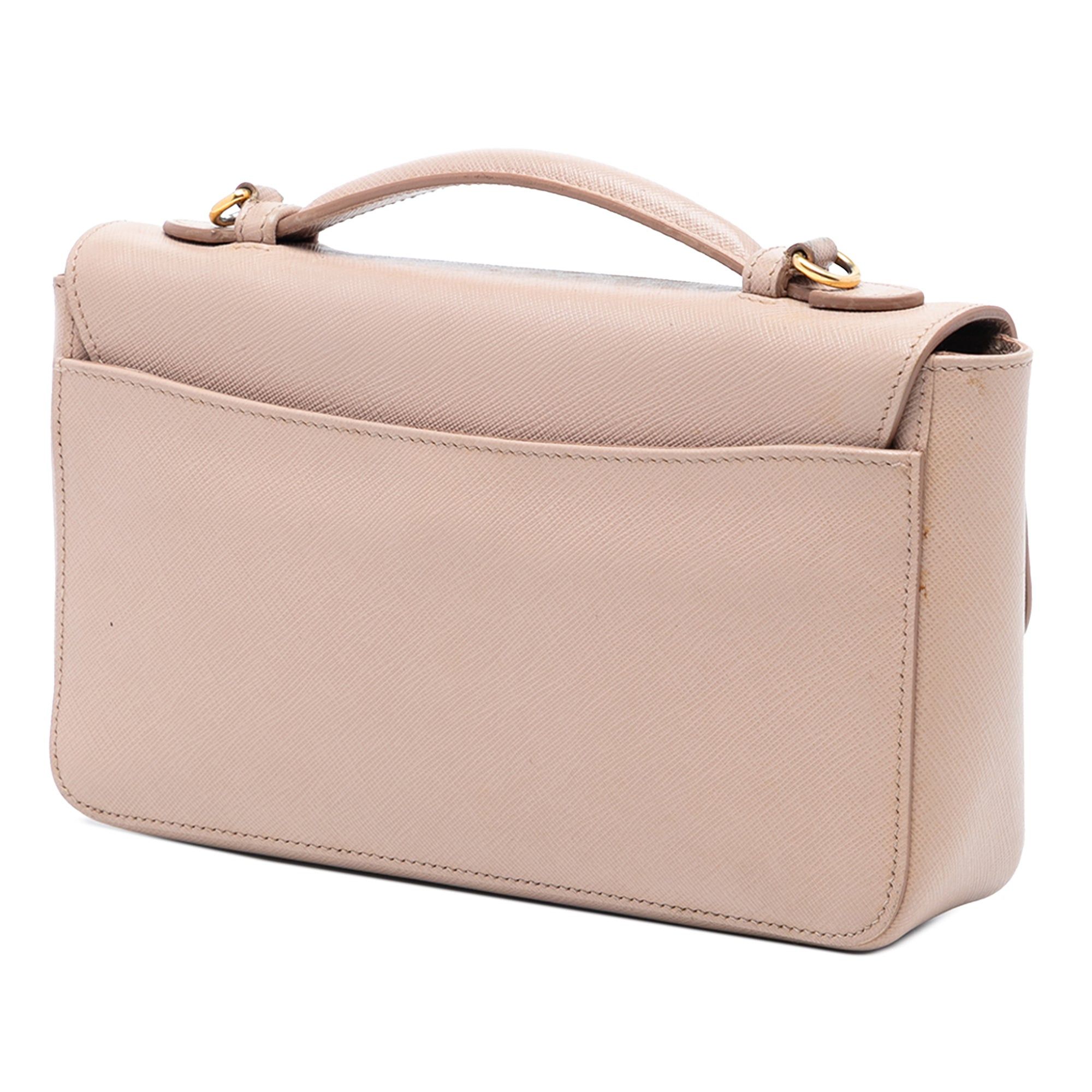 Prada Saffiano Sound Lock Satchel Size ONE SIZE - 2 Thumbnail