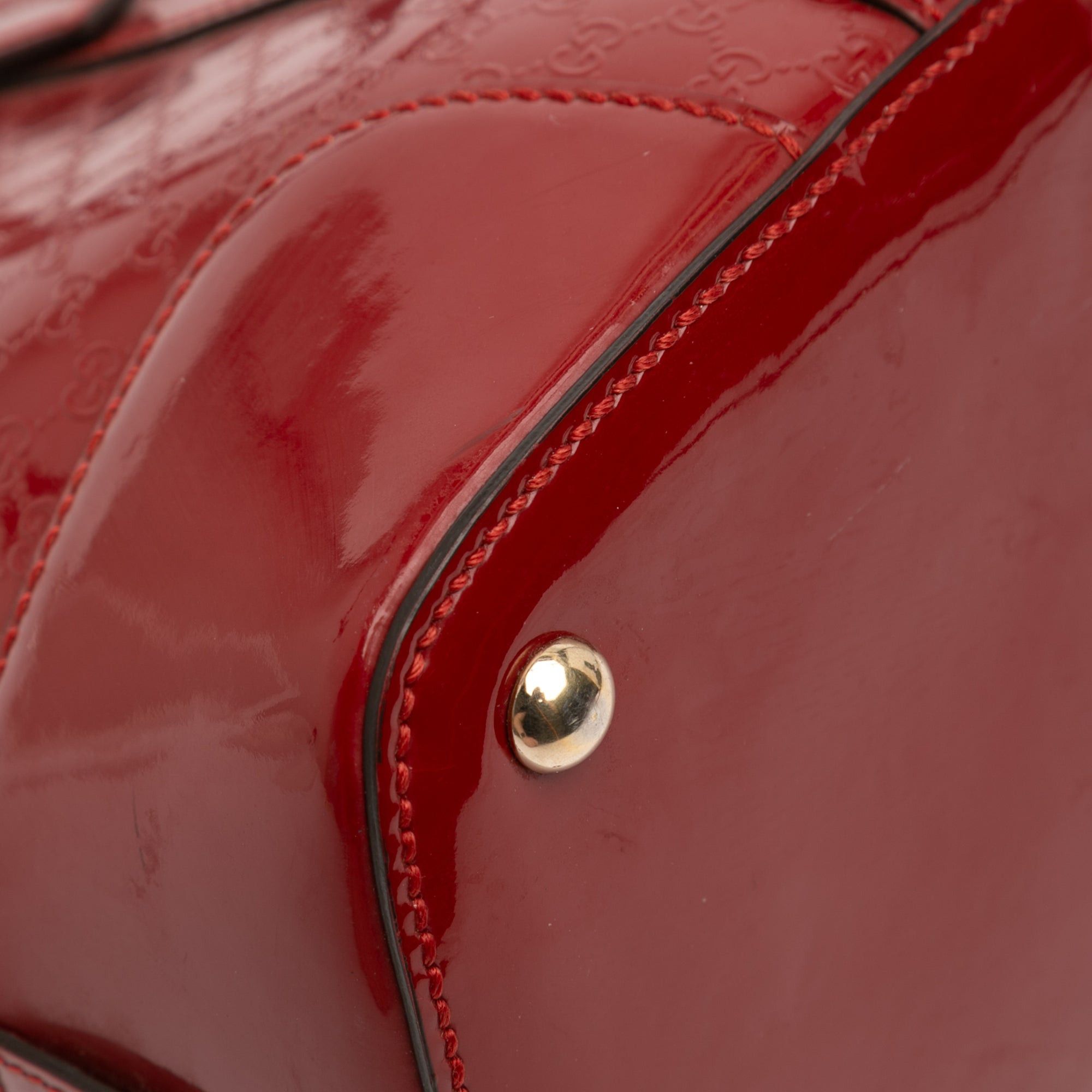 Gucci Medium Microguccissima Patent Nice Dome Satchel Size ONE SIZE - 9 Thumbnail