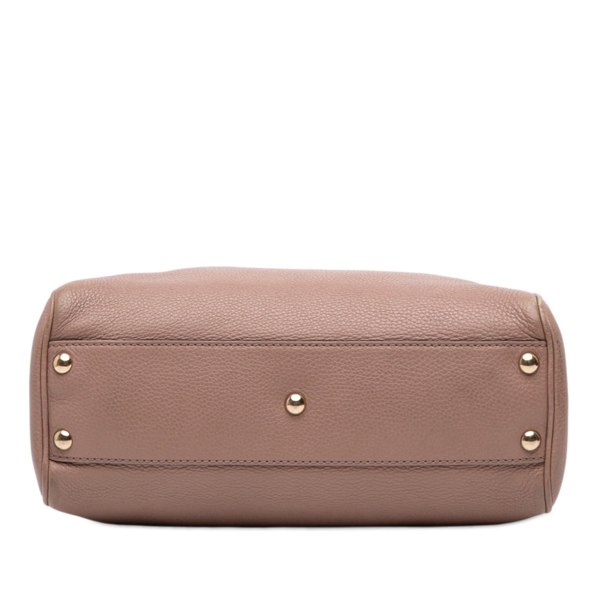 Gucci Small Calfskin Bamboo Shopper Satchel Size ONE SIZE - 3 Thumbnail