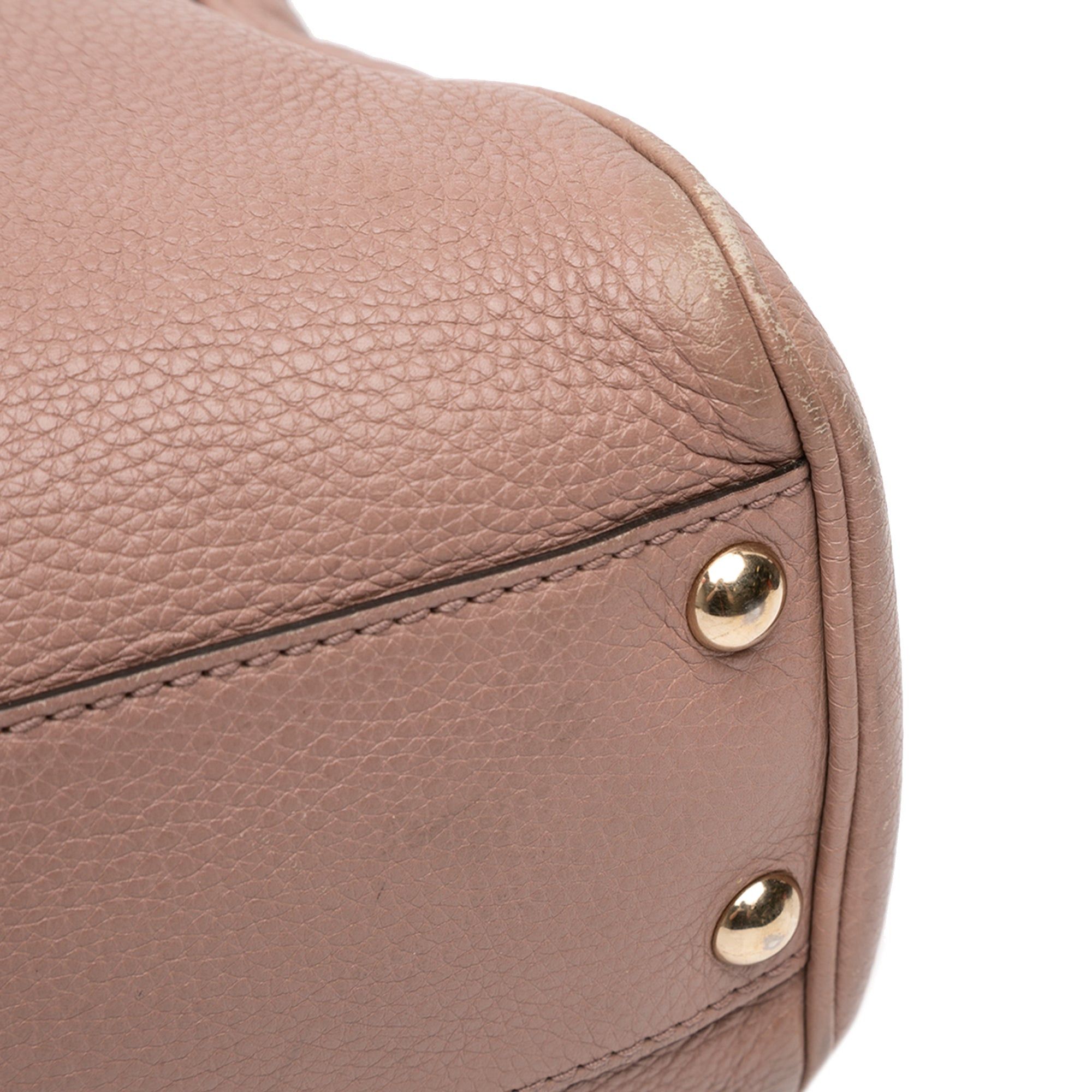 Gucci Small Calfskin Bamboo Shopper Satchel Size ONE SIZE - 9 Thumbnail