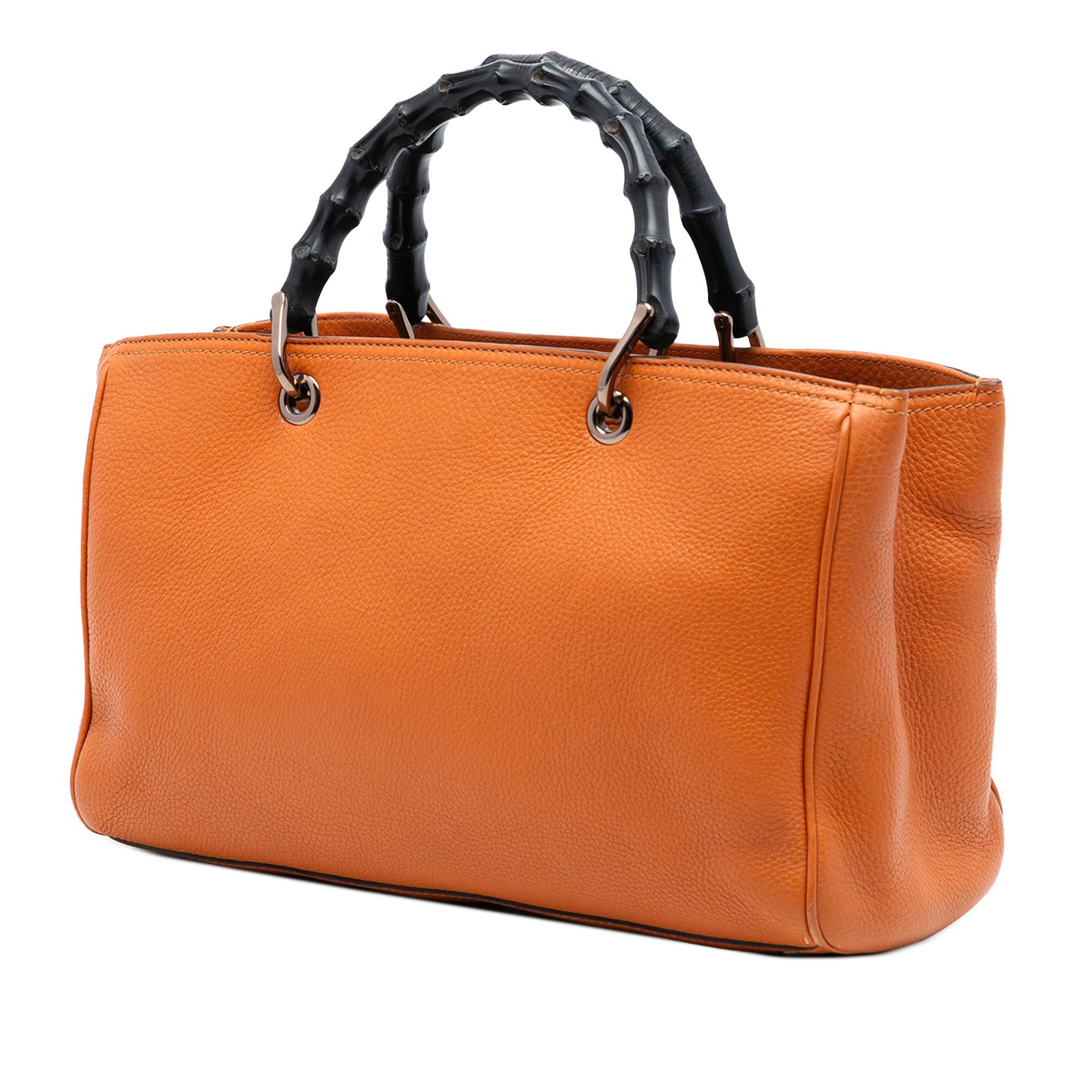 Gucci Medium Calfskin Bamboo Shopper Satchel Size ONE SIZE - 2 Thumbnail