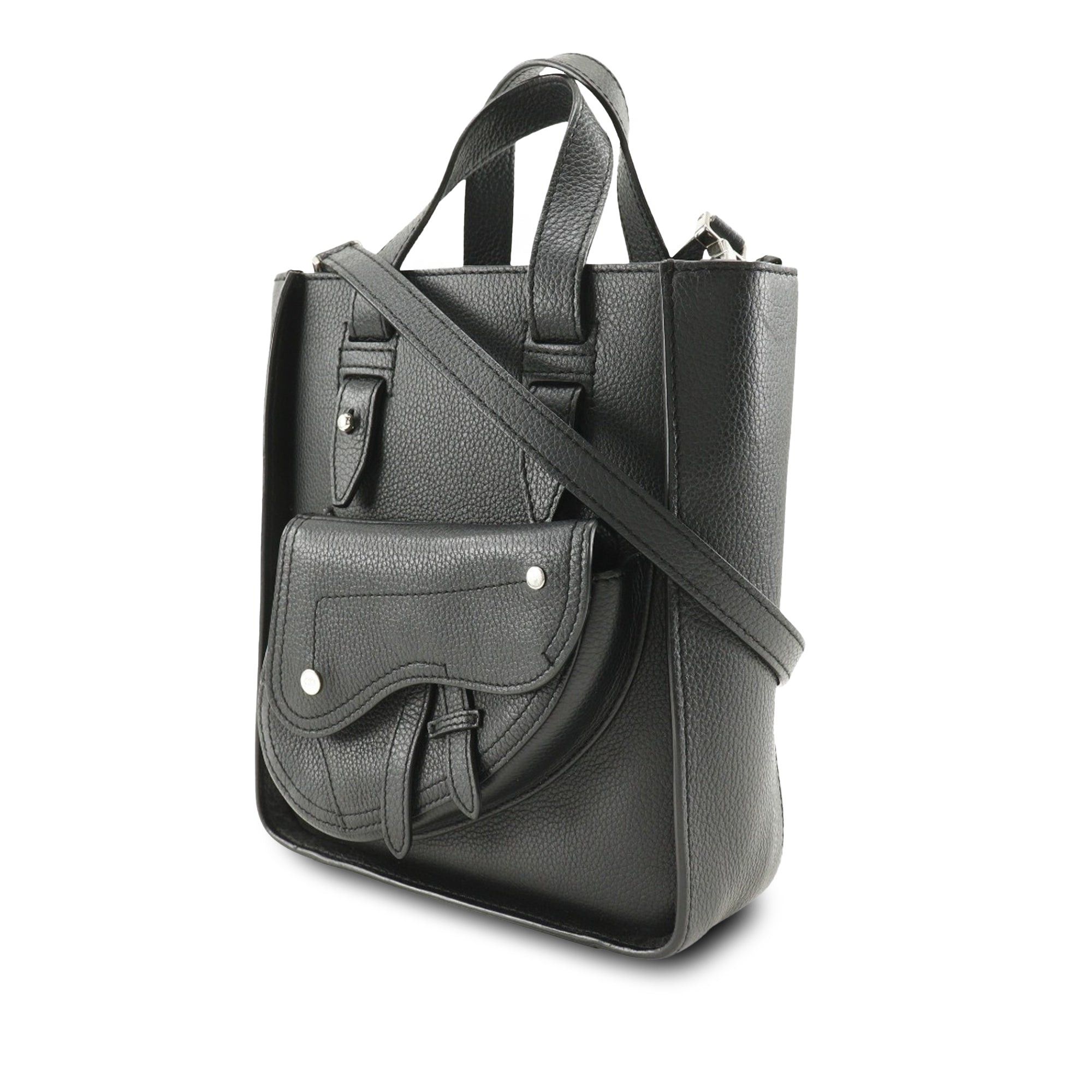 Dior Mini Grained Calfskin Saddle Tote Size ONE SIZE - 5 Thumbnail