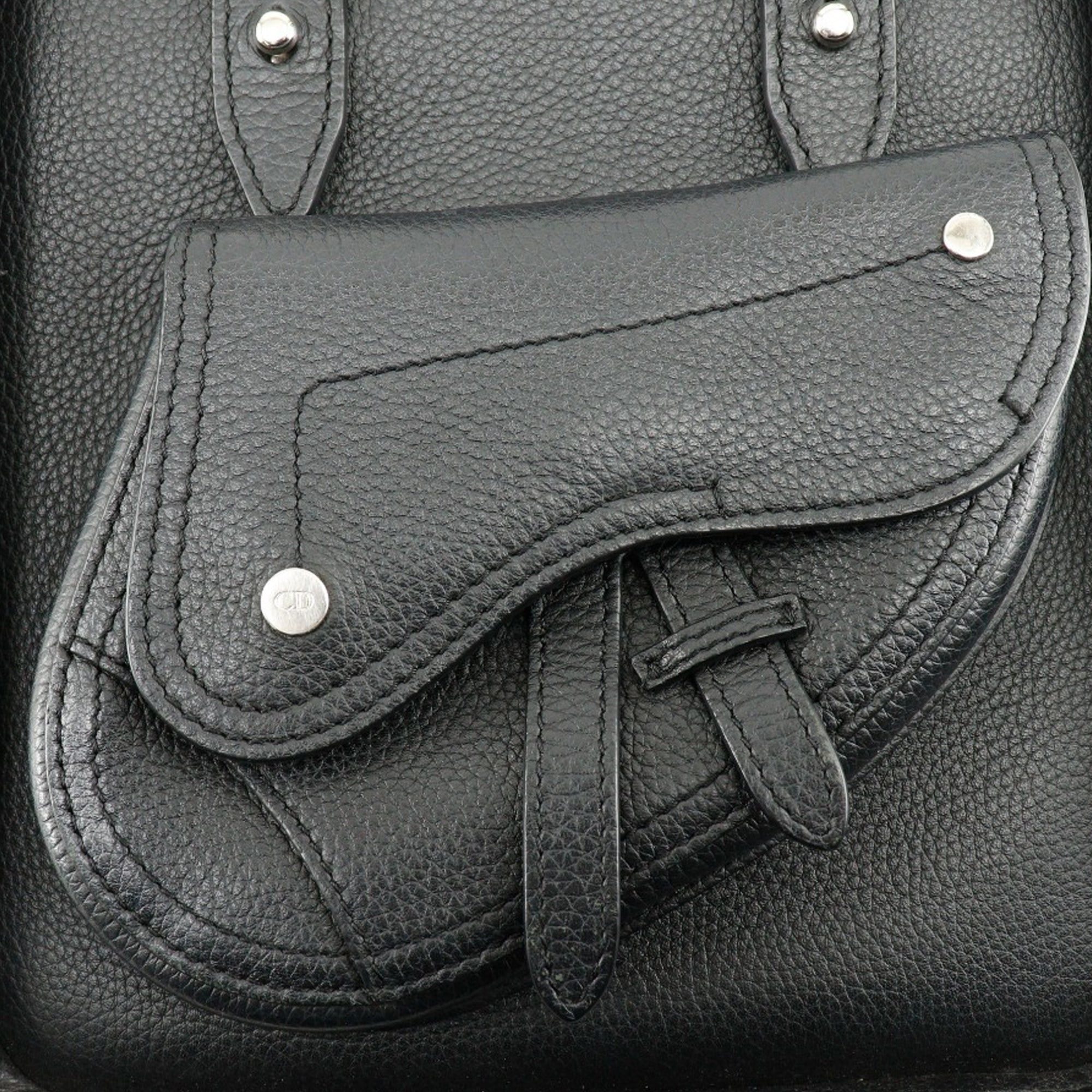 Dior Mini Grained Calfskin Saddle Tote Size ONE SIZE - 4 Thumbnail