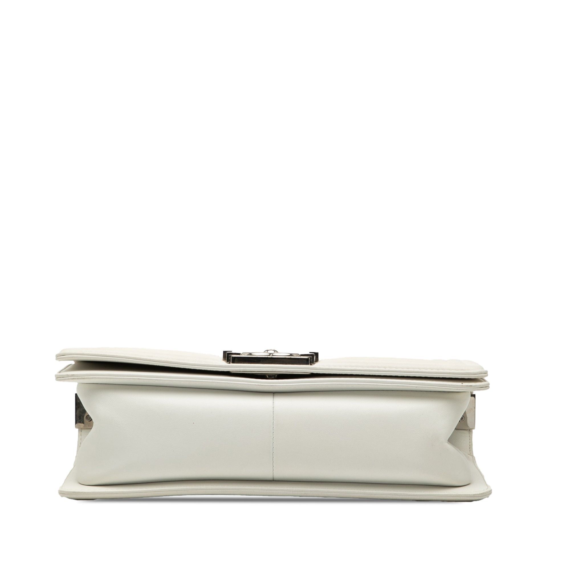 Chanel Old Medium Chevron Lambskin and Iridescent PVC Boy Flap Size ONE SIZE - 3 Thumbnail