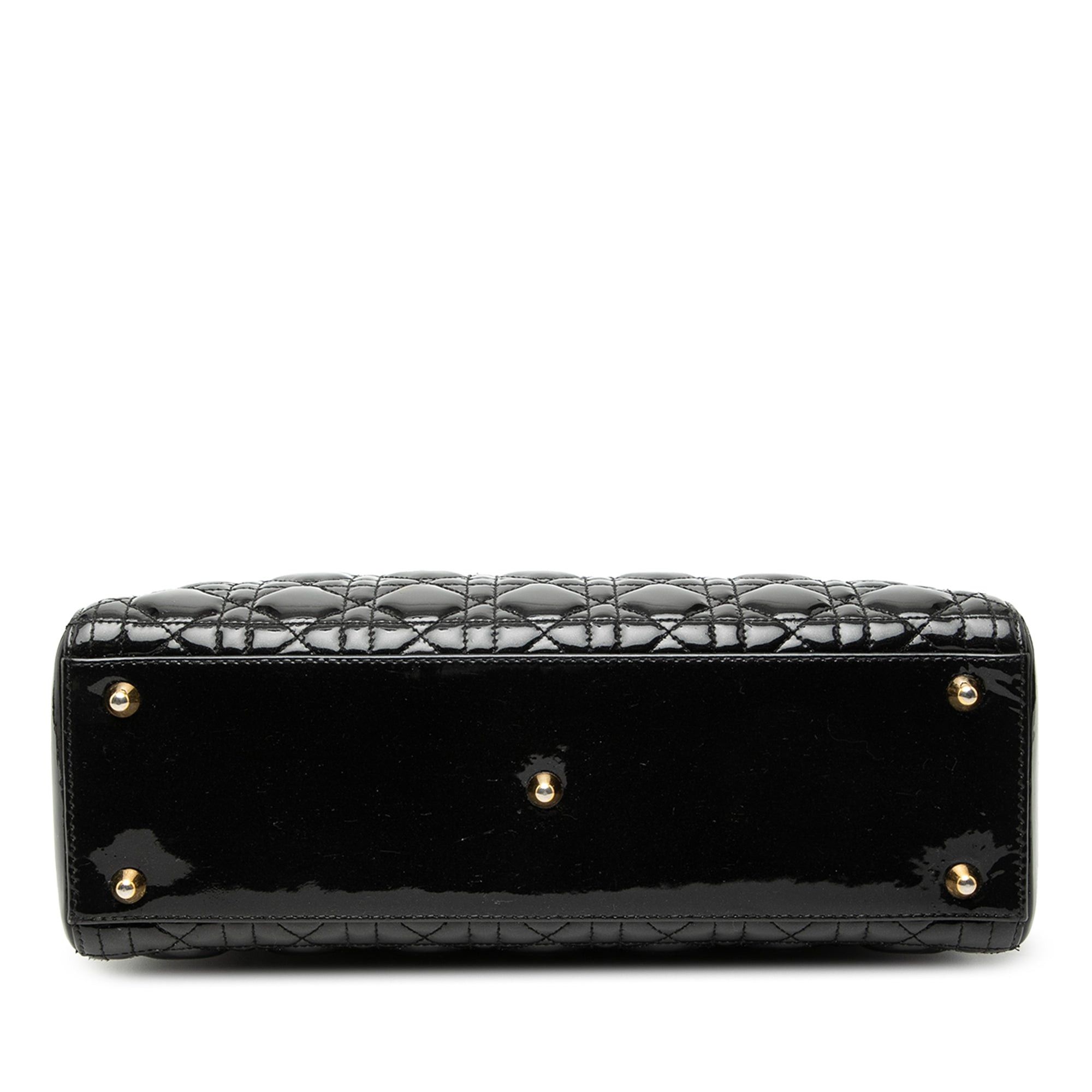 Dior Large Patent Cannage Lady Dior Size ONE SIZE - 3 Thumbnail