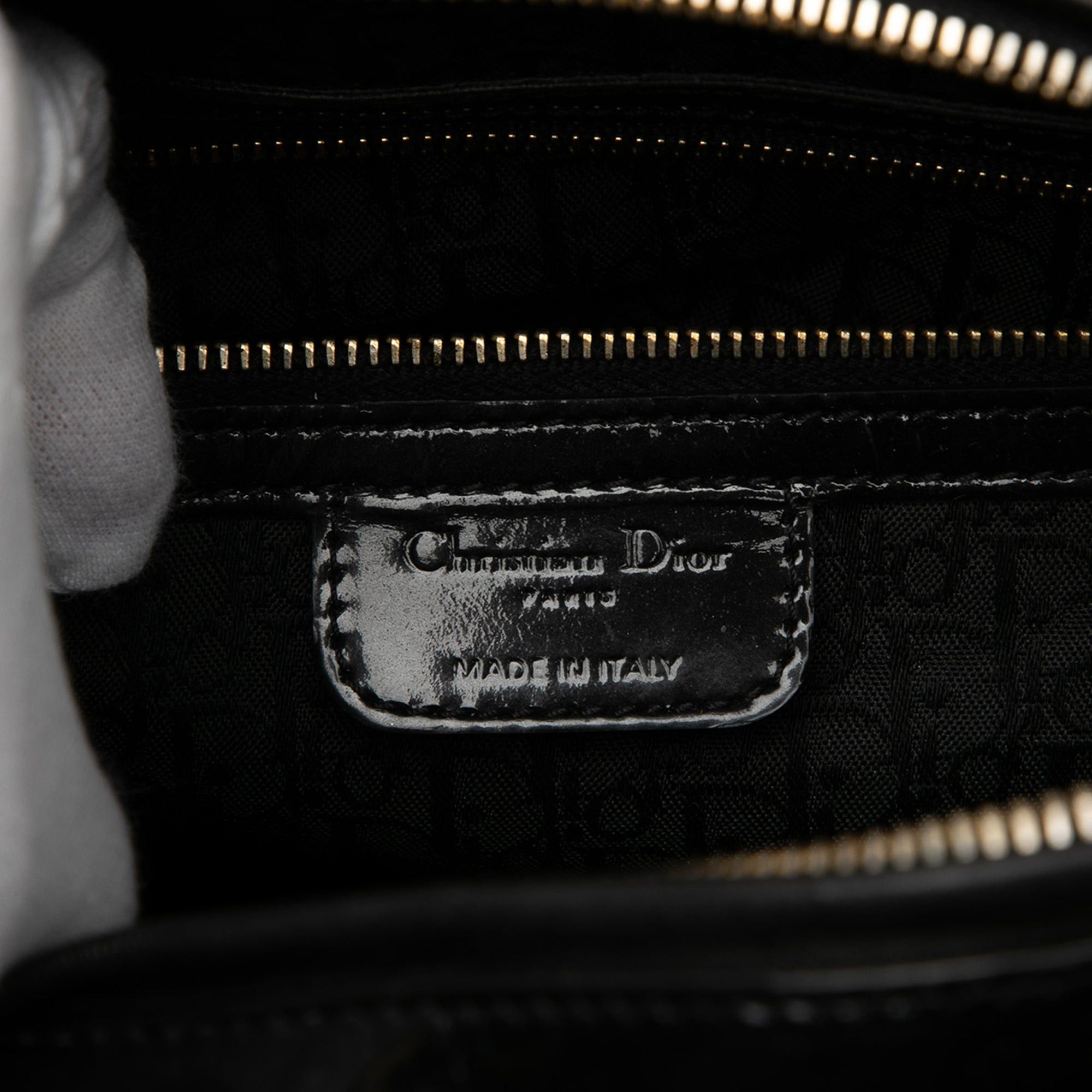Dior Large Patent Cannage Lady Dior Size ONE SIZE - 5 Thumbnail