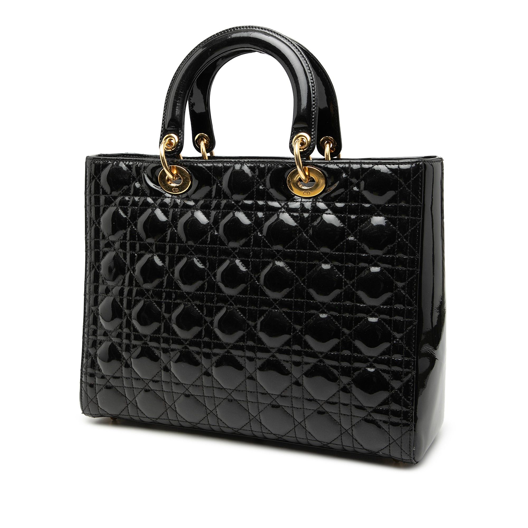 Dior Large Patent Cannage Lady Dior Size ONE SIZE - 2 Thumbnail