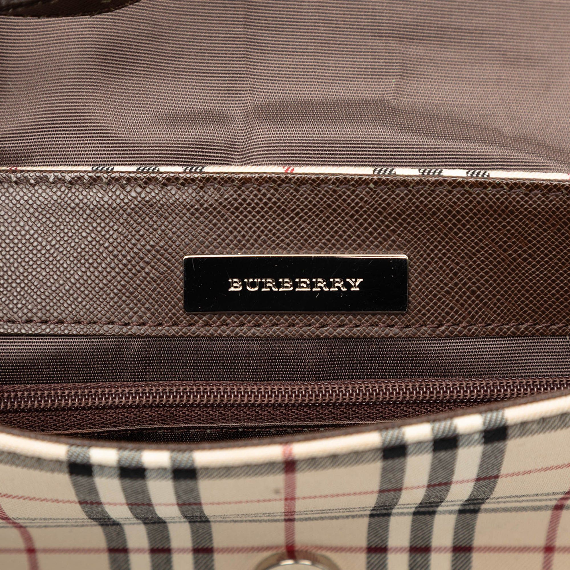 Burberry House Check Canvas Flap Crossbody Size ONE SIZE - 5 Thumbnail