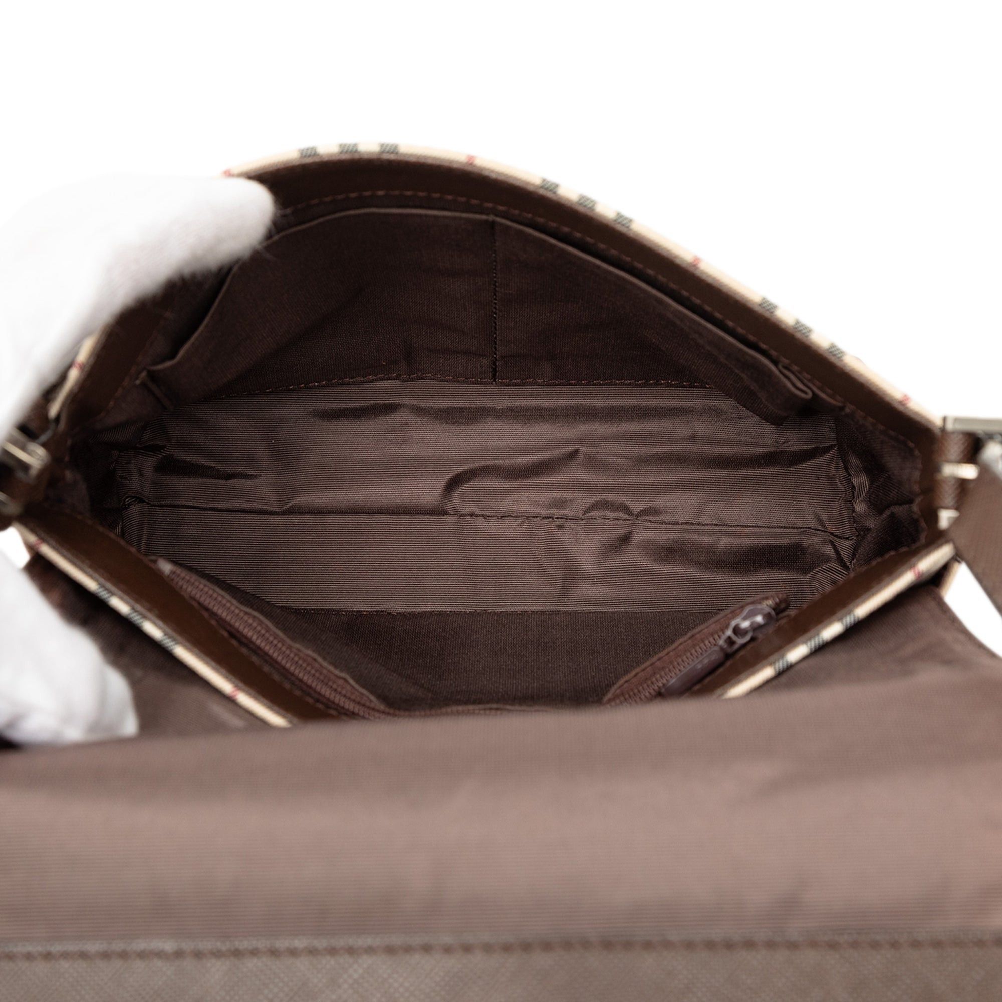 Burberry House Check Canvas Flap Crossbody Size ONE SIZE - 4 Thumbnail