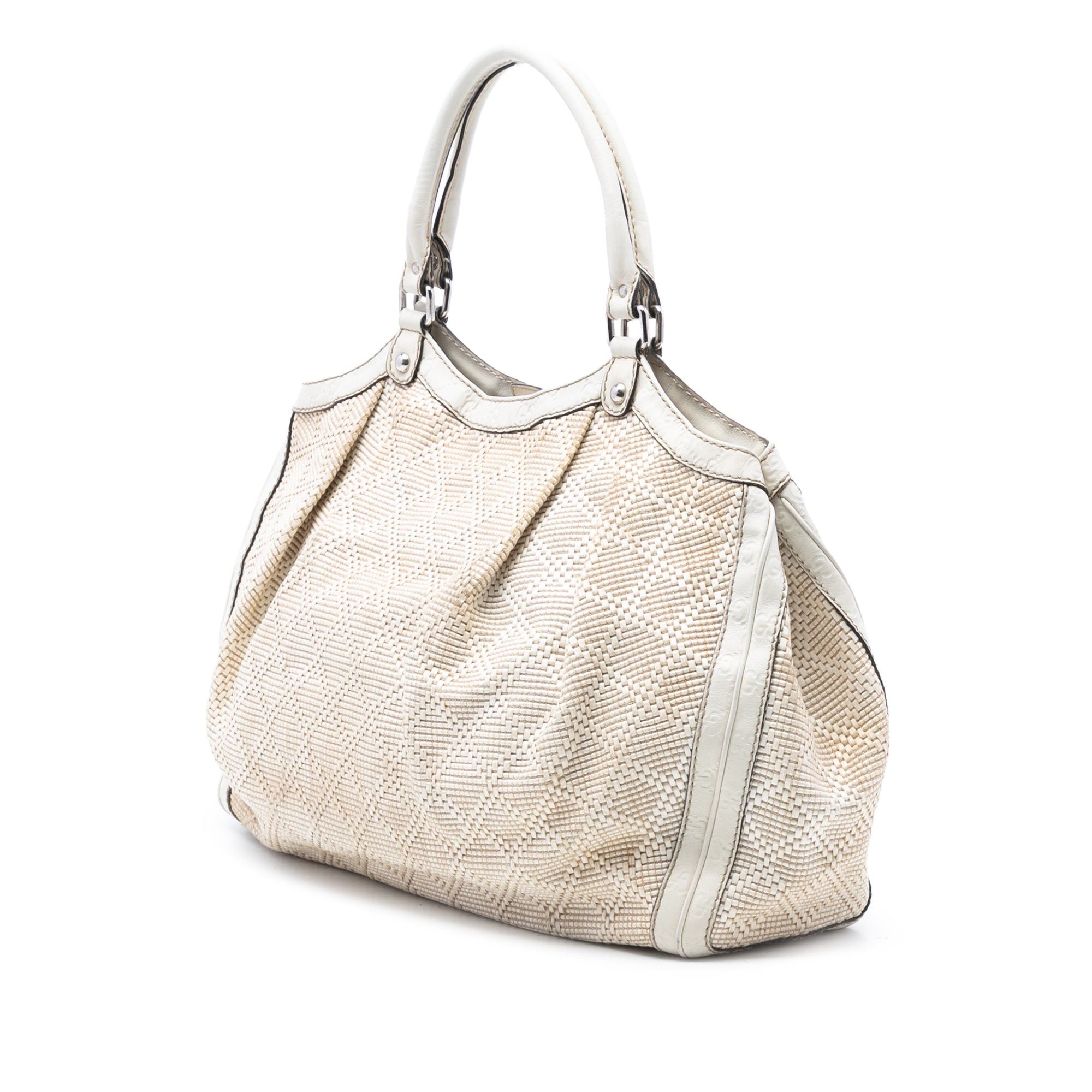 Gucci Large Diamante Raffia Sukey Tote Size ONE SIZE - 2 Thumbnail