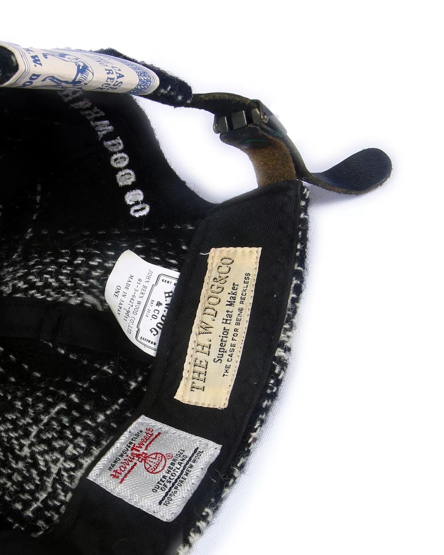 THE H.W.DOG&CO. the.hw.dog&co Harris Tweed BB Cap Size ONE SIZE - 4 Thumbnail