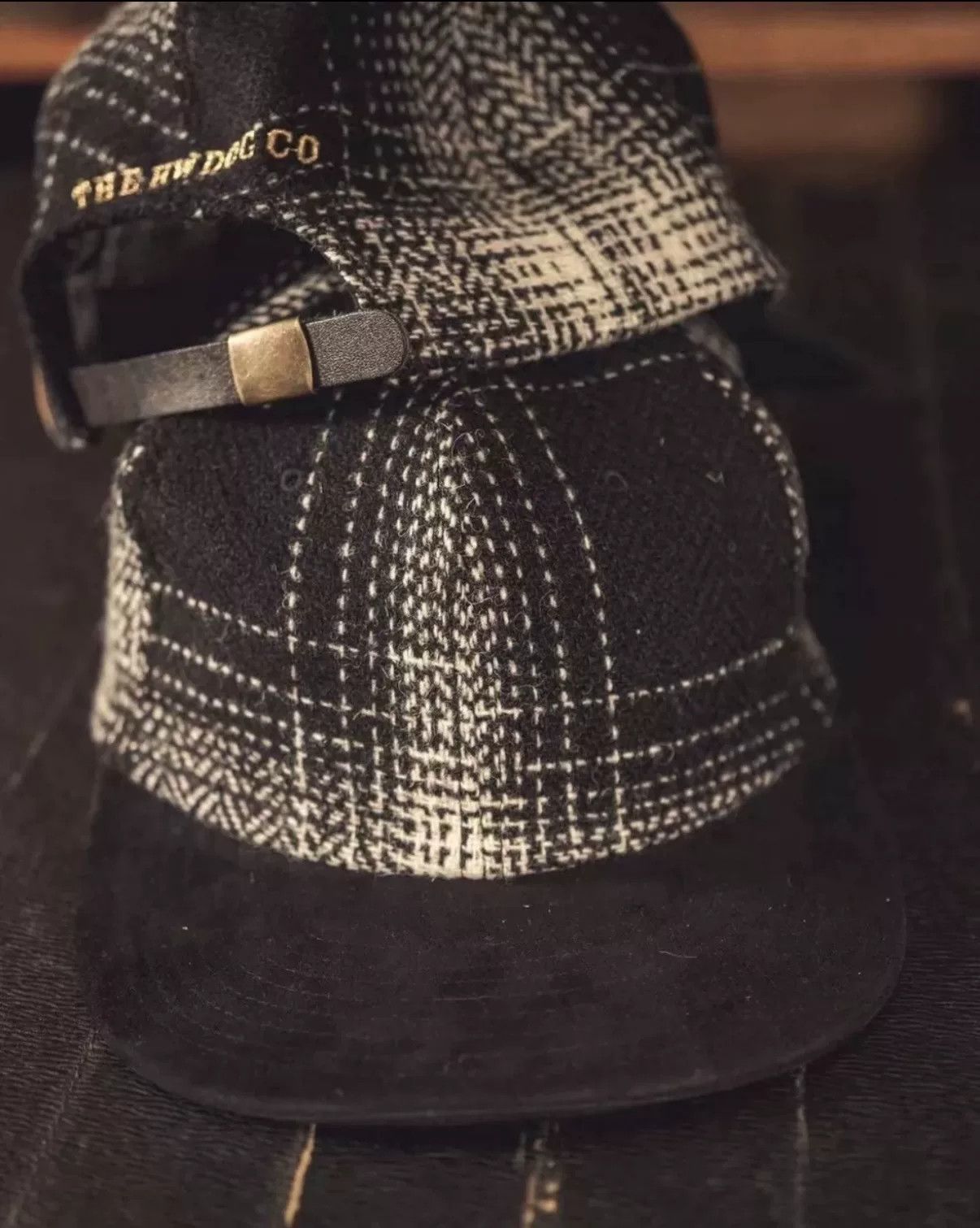 THE H.W.DOG&CO. the.hw.dog&co Harris Tweed BB Cap Size ONE SIZE - 6 Thumbnail