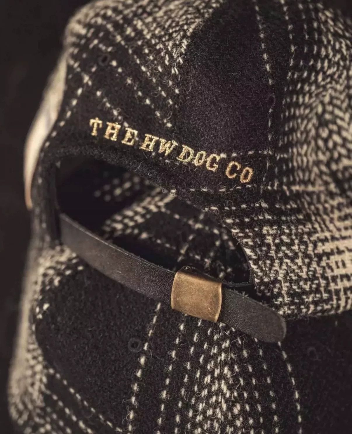 THE H.W.DOG&CO. the.hw.dog&co Harris Tweed BB Cap Size ONE SIZE - 5 Thumbnail