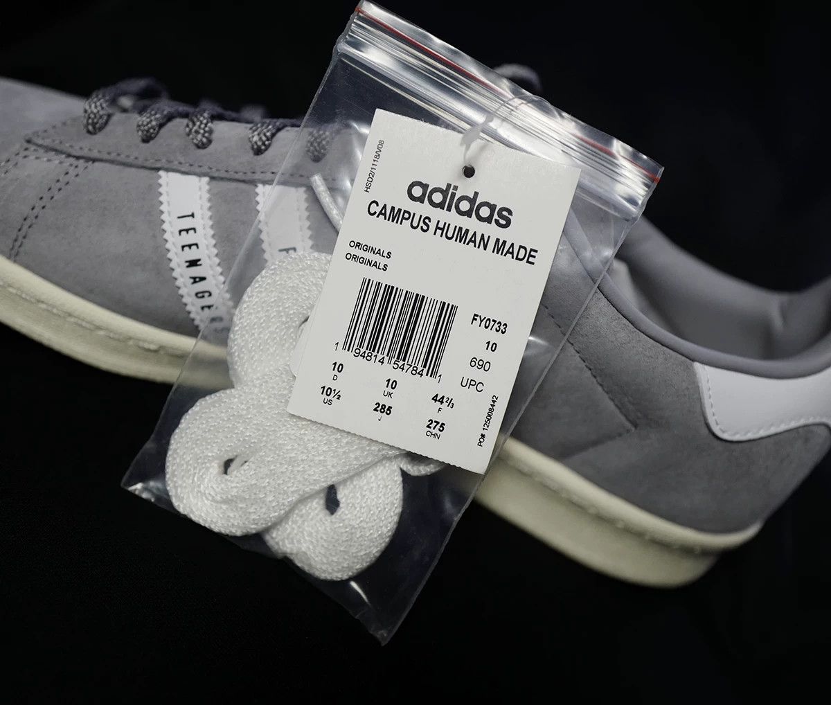 Human Made Human Made x adidas Campus Gray Size US 10.5 / EU 43-44 - 2 Thumbnail