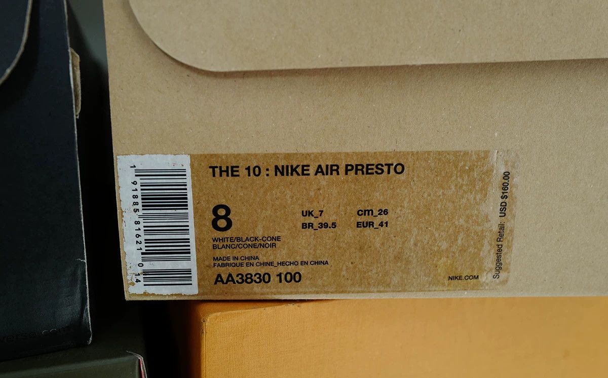 Nike Nike x OFF-WHITE Air Presto 2.0 Size US 8 / EU 41 - 7 Thumbnail