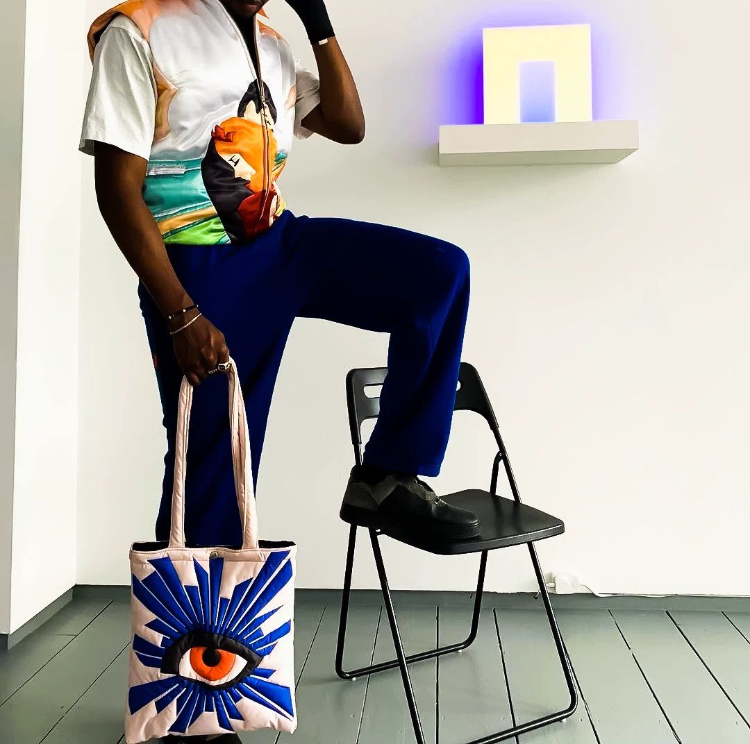 House of Errors House Of Errors All Seeing Eye Puffer Tote Bag Size ONE SIZE - 6 Thumbnail