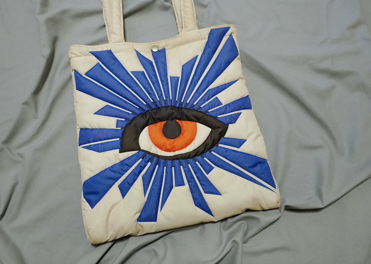House of Errors House Of Errors All Seeing Eye Puffer Tote Bag Size ONE SIZE - 3 Thumbnail