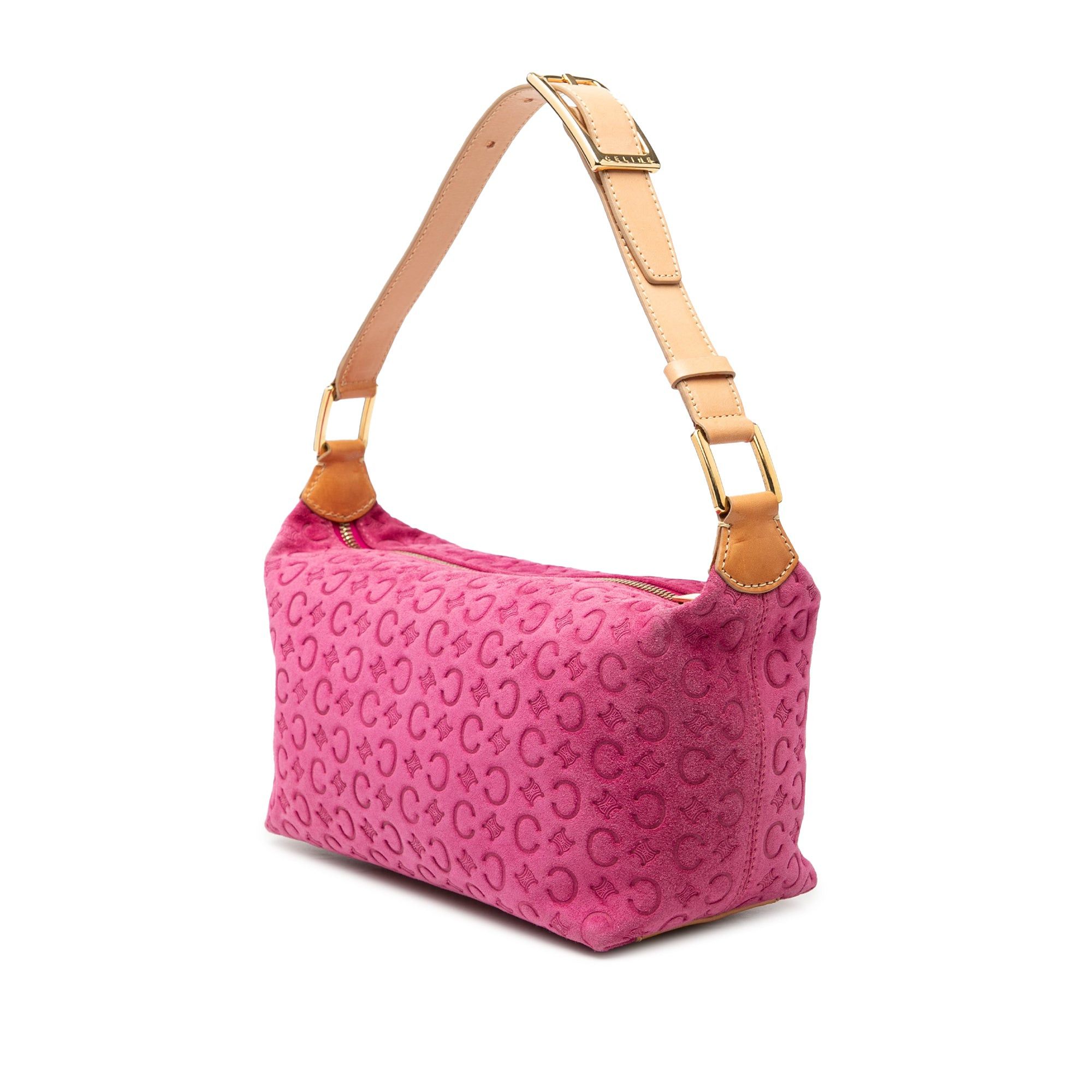 Celine C Macadam Suede Shoulder Bag Size ONE SIZE - 2 Thumbnail