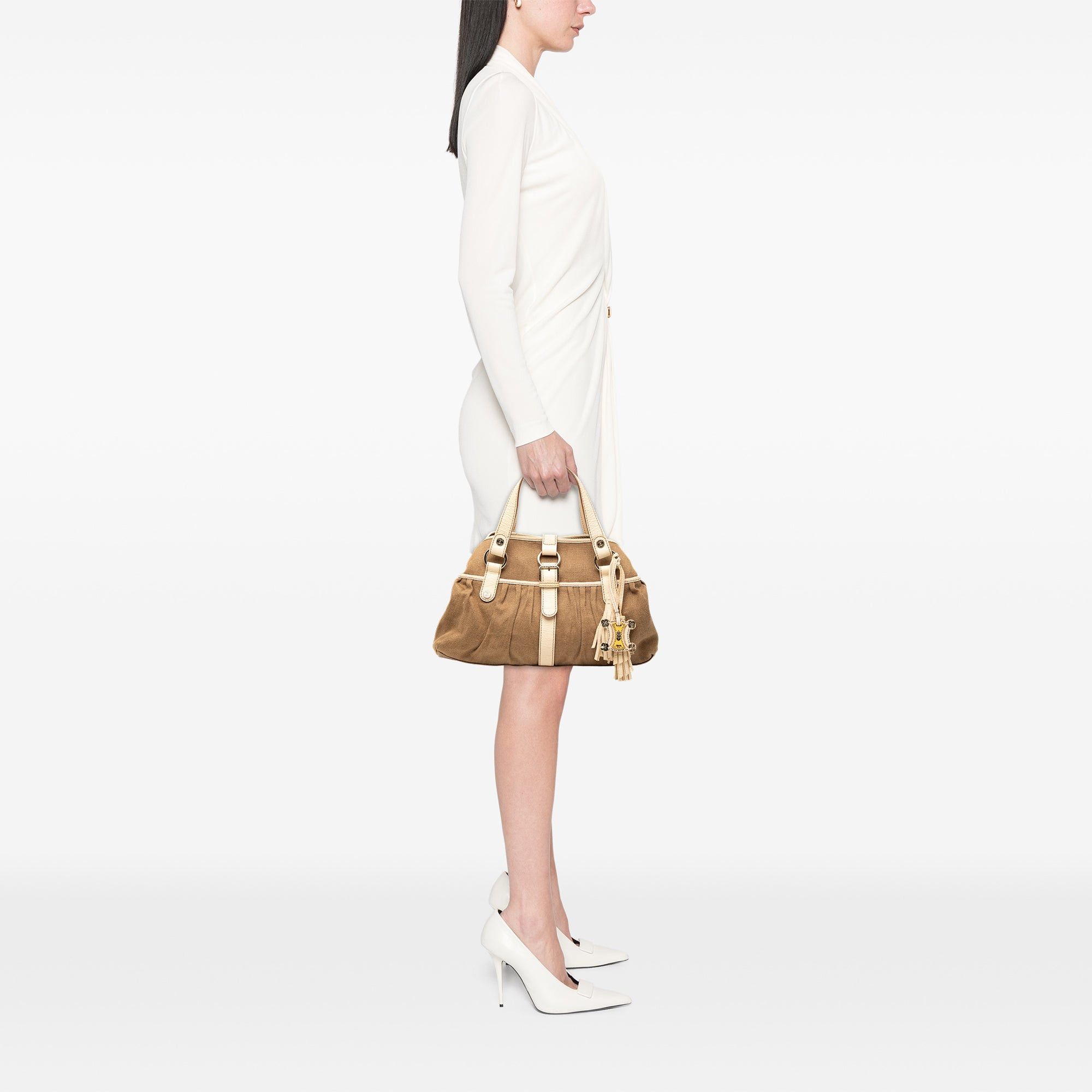 Celine Canvas Boogie Tassel Tote Size ONE SIZE - 7 Thumbnail