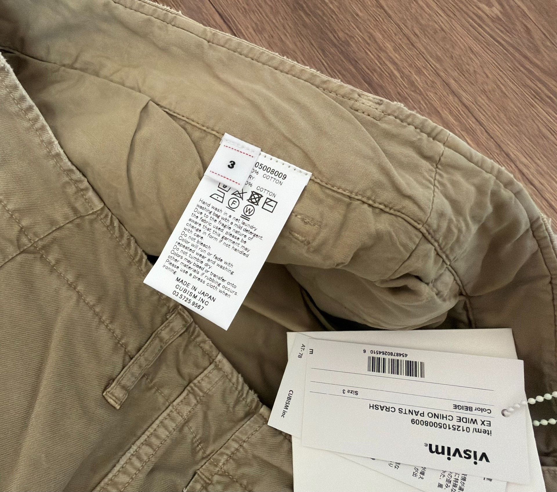 Visvim VISVIM 25SS EX WIDE CHINO PANTS Size US 26 / EU 42 - 4 Thumbnail