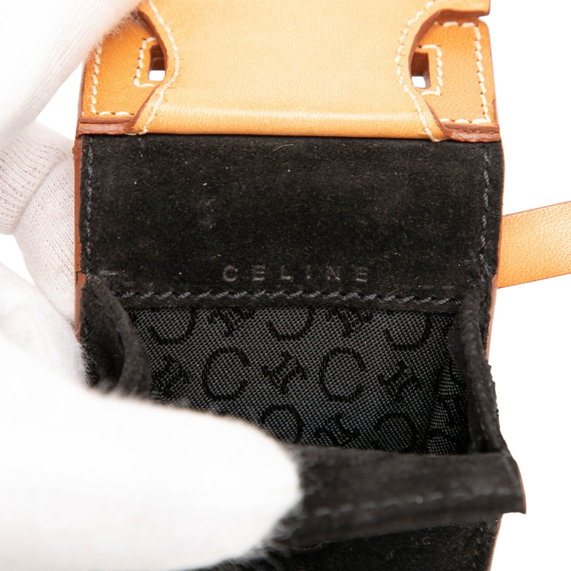 Celine C Macadam Suede Pochette Crossbody Size ONE SIZE - 5 Thumbnail