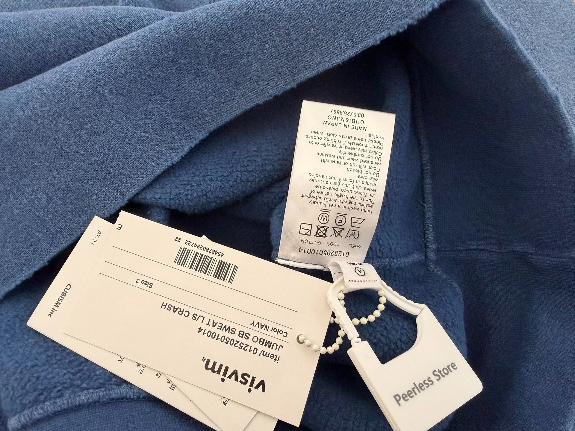 Visvim VISVIM 25AW JUMBO SB SWEAT L/S Size US L / EU 52-54 / 3 - 4 Thumbnail