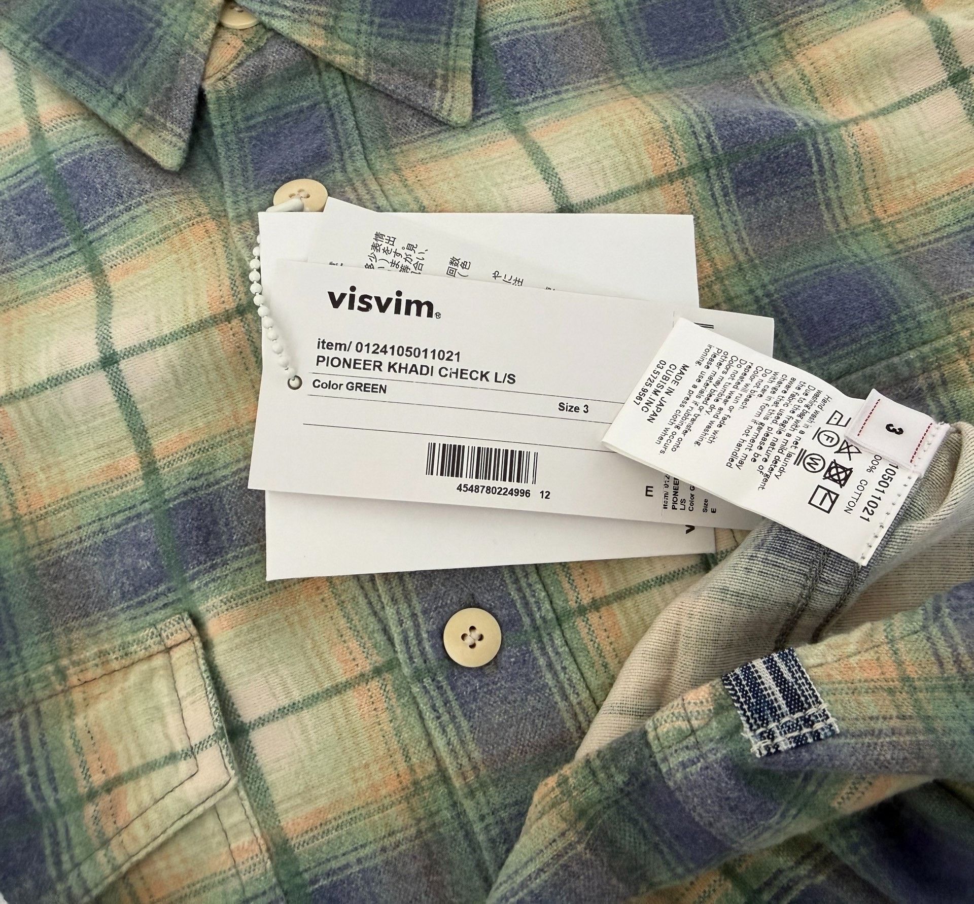 Visvim VISVIM 24SS PIONEER KHADI CHECK L/S Size US L / EU 52-54 / 3 - 3 Thumbnail