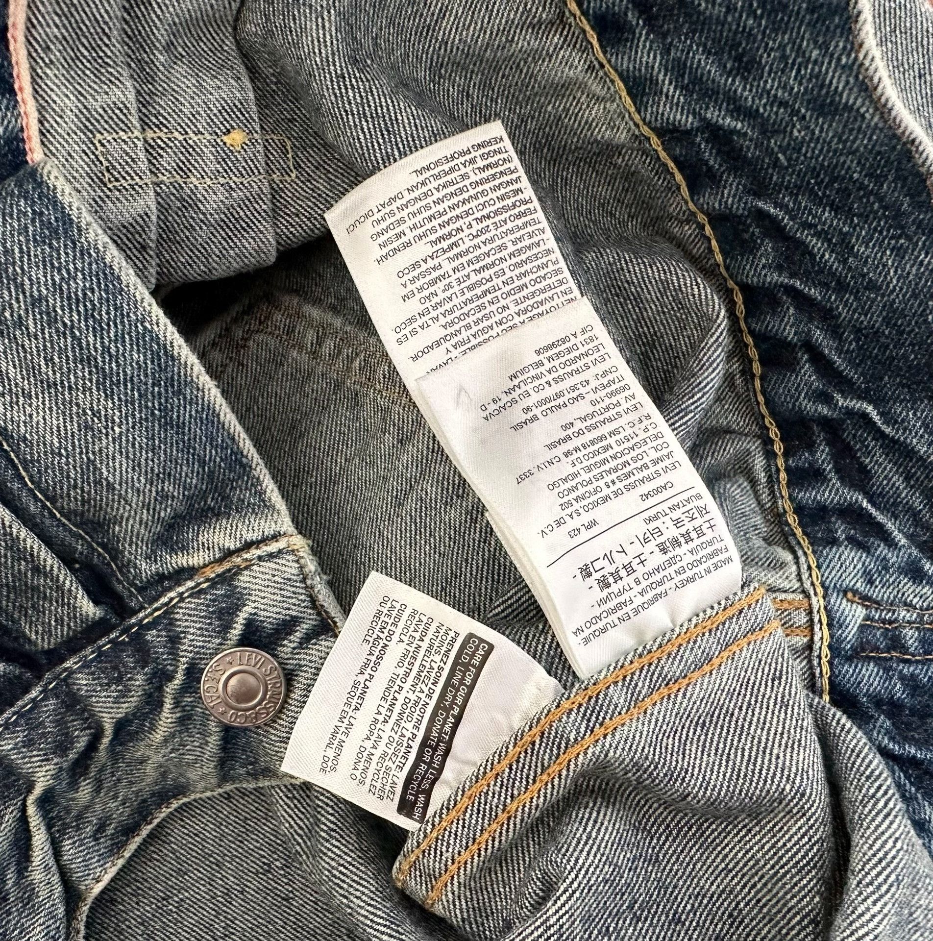 Levi's Vintage Clothing Levi's LVC Vintage Distressed Selvedge Denim Jacket 507 Size US S / EU 44-46 / 1 - 5 Thumbnail