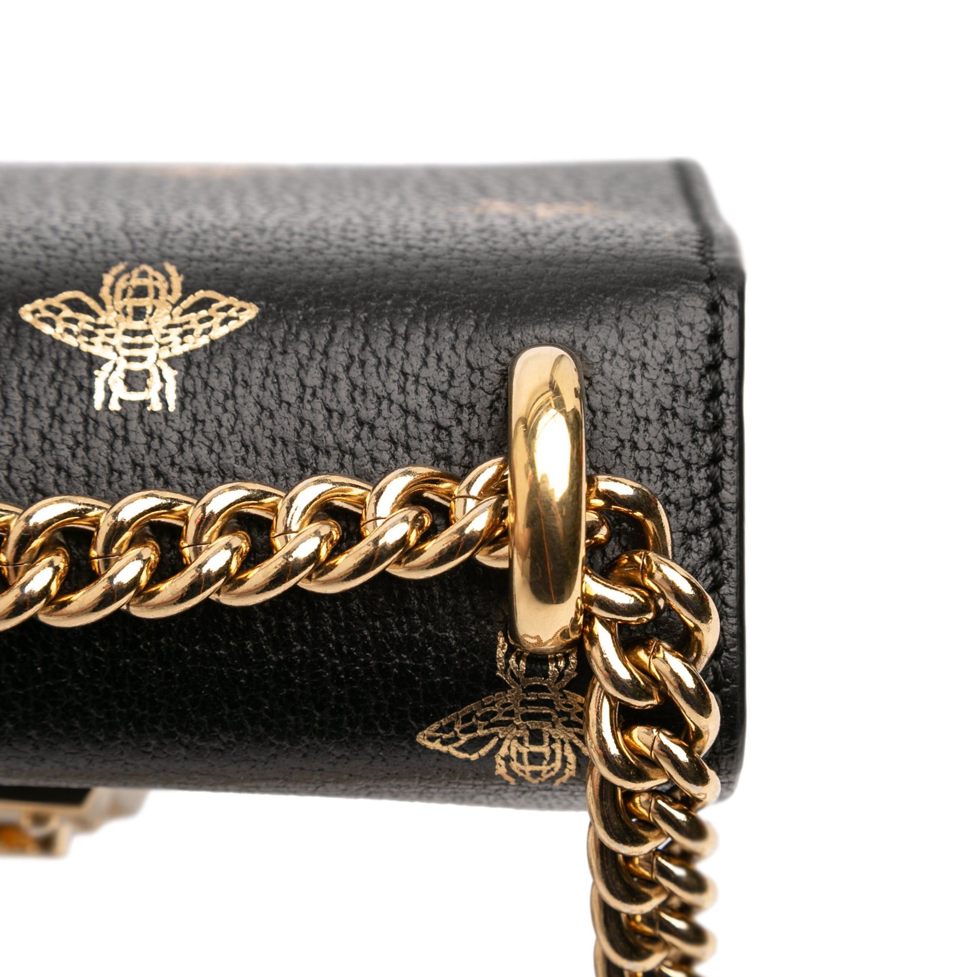 Gucci Small Leather Bee Star Padlock Crossbody Size ONE SIZE - 8 Thumbnail