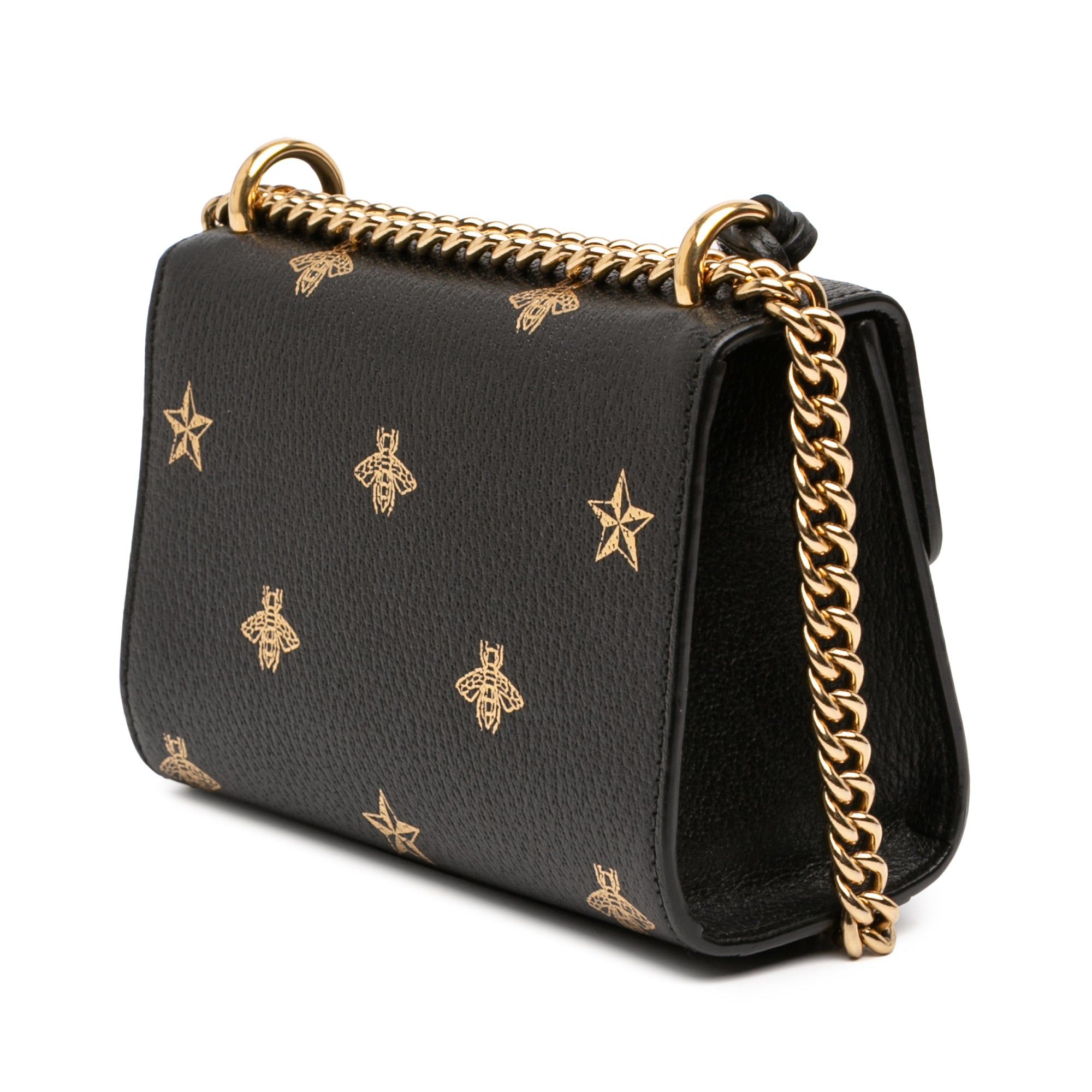 Gucci Small Leather Bee Star Padlock Crossbody Size ONE SIZE - 2 Thumbnail