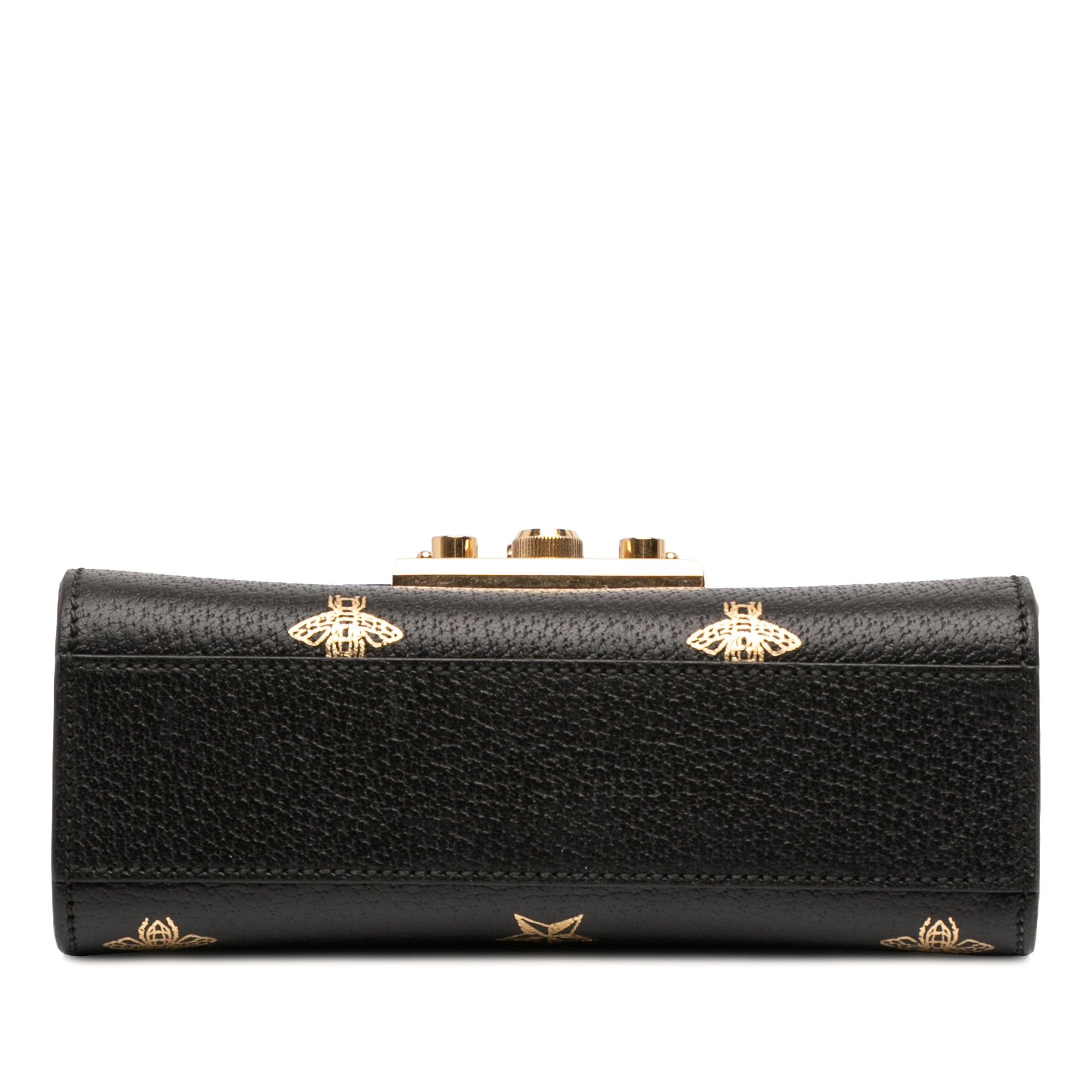 Gucci Small Leather Bee Star Padlock Crossbody Size ONE SIZE - 3 Thumbnail