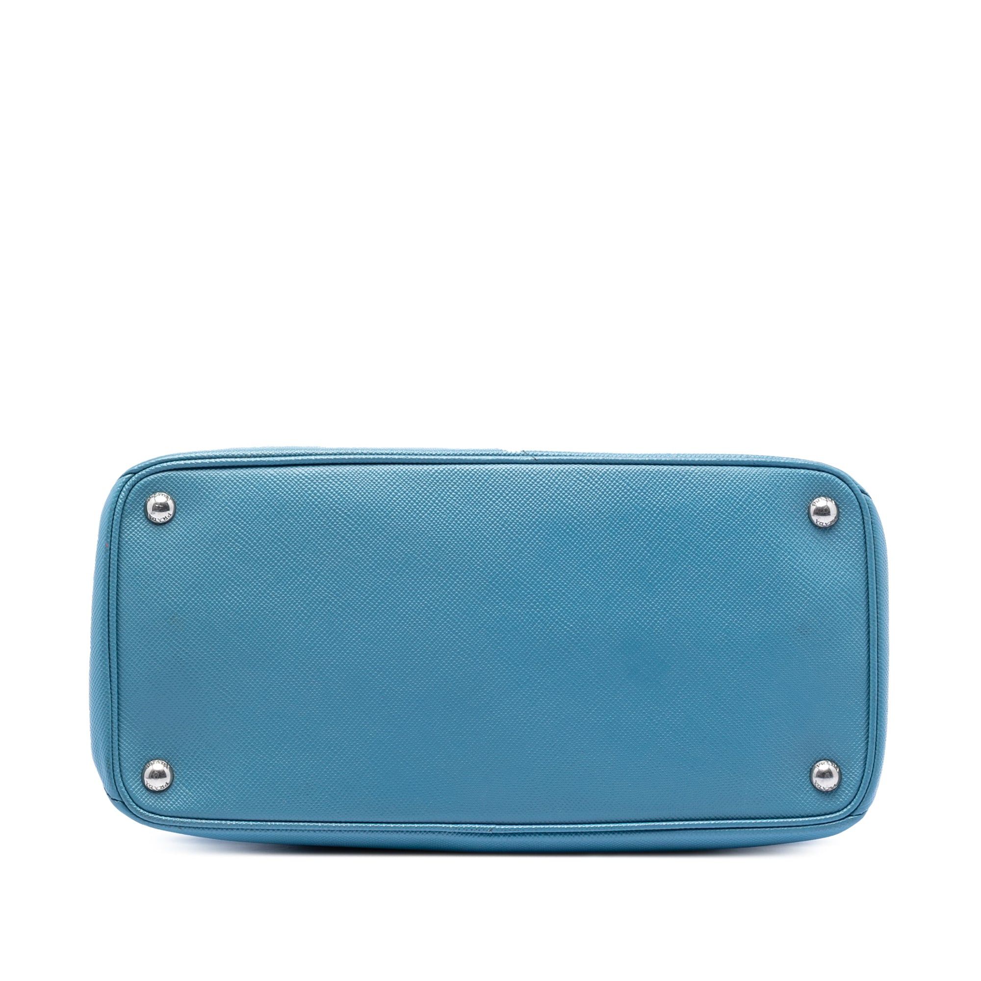 Saffiano Cuir Turnlock Twin Satchel
