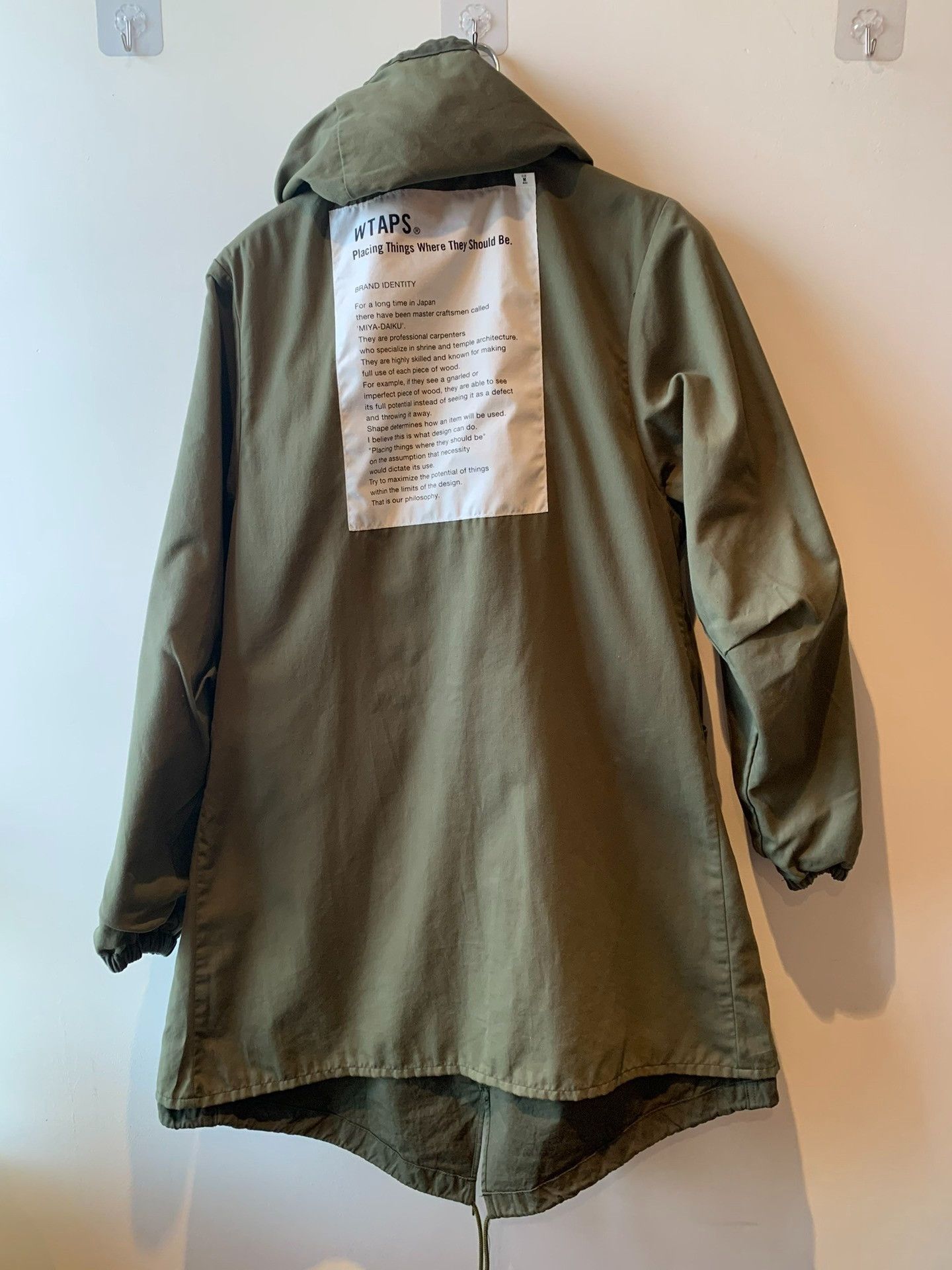 Wtaps WTAPS M-51 16AW Military Green Coat Size US M / EU 48-50 / 2 - 3 Thumbnail