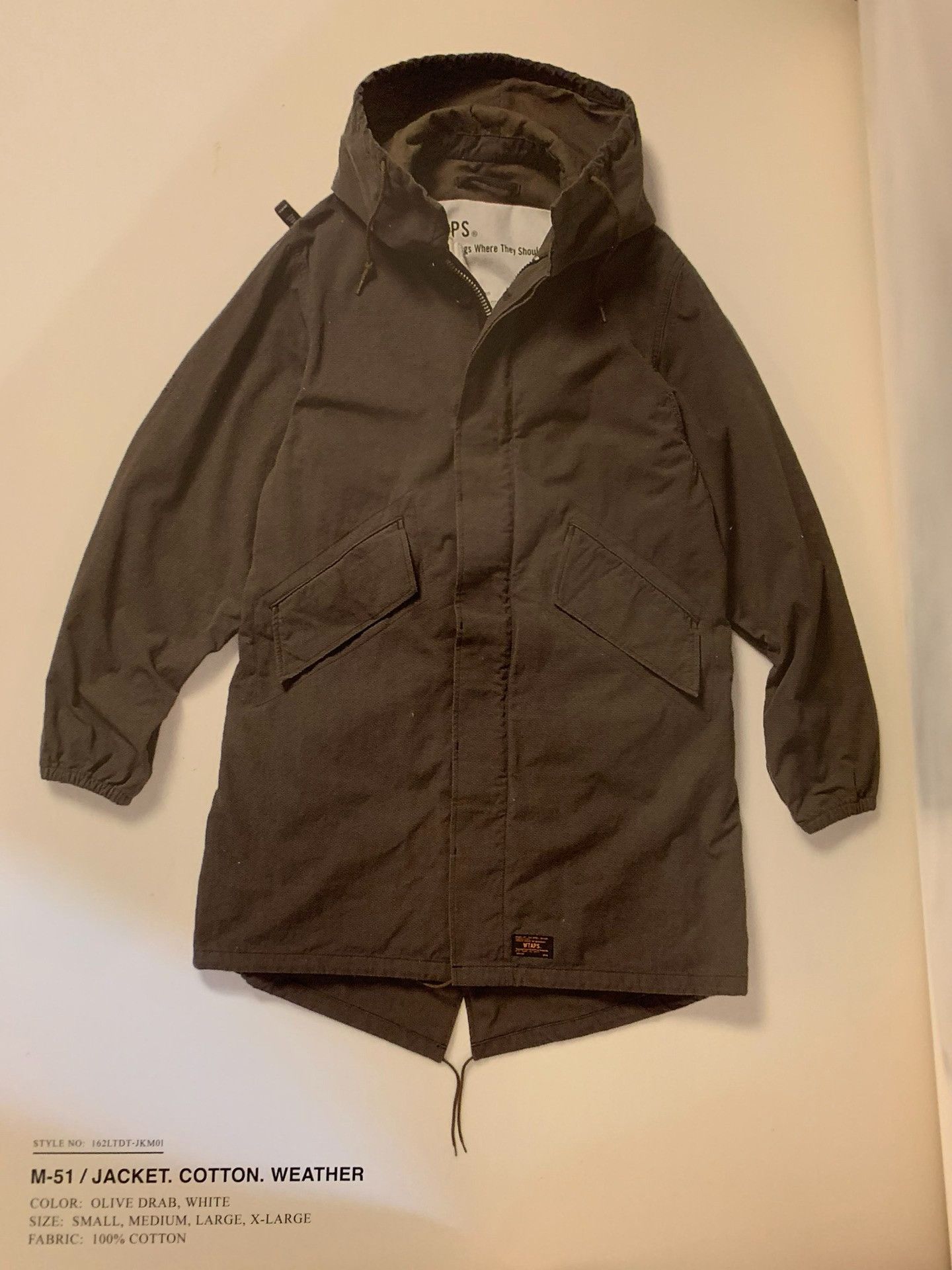 Wtaps WTAPS M-51 16AW Military Green Coat Size US M / EU 48-50 / 2 - 8 Thumbnail
