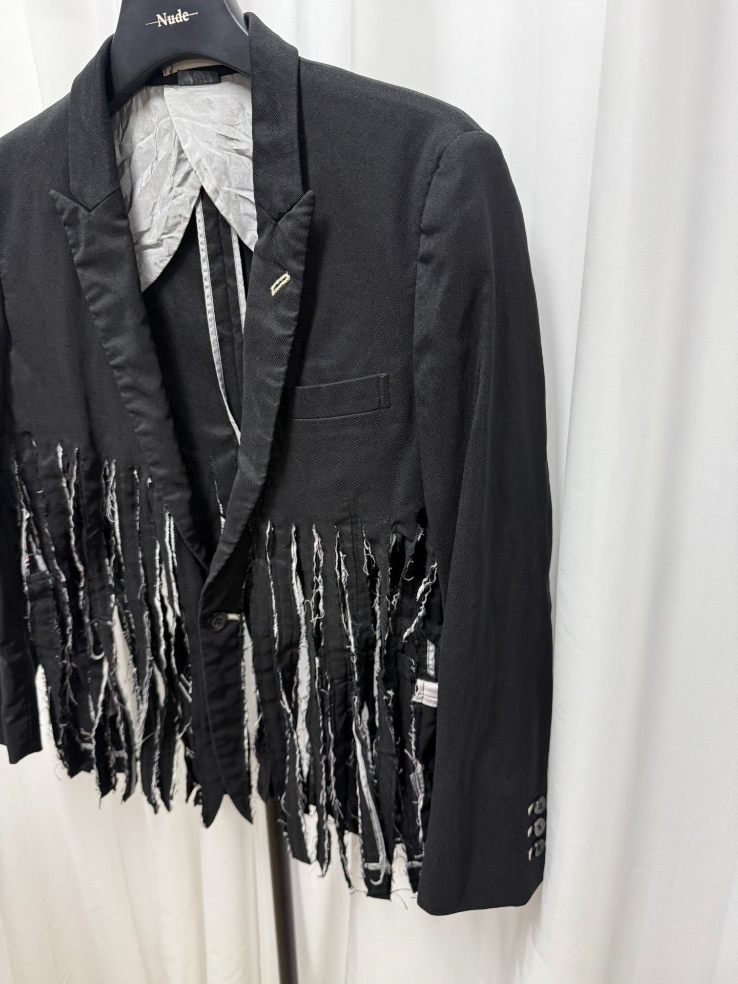 Comme des Garcons Comme des Garcons Plus Fringe Suit Jacket Size US M / EU 48-50 / 2 - 2 Thumbnail