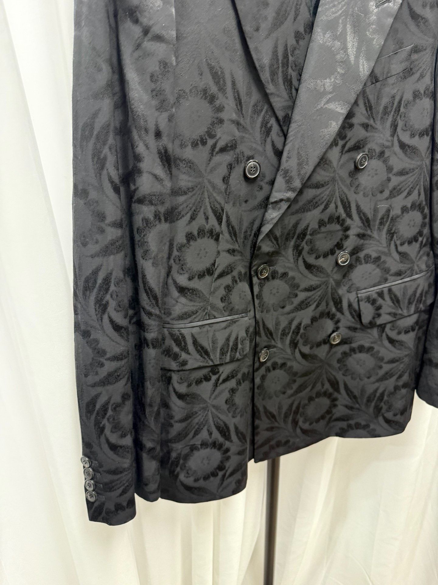 Dries Van Noten Dries van Noten Silk Jacquard Jacket Size US S / EU 44-46 / 1 - 6 Thumbnail