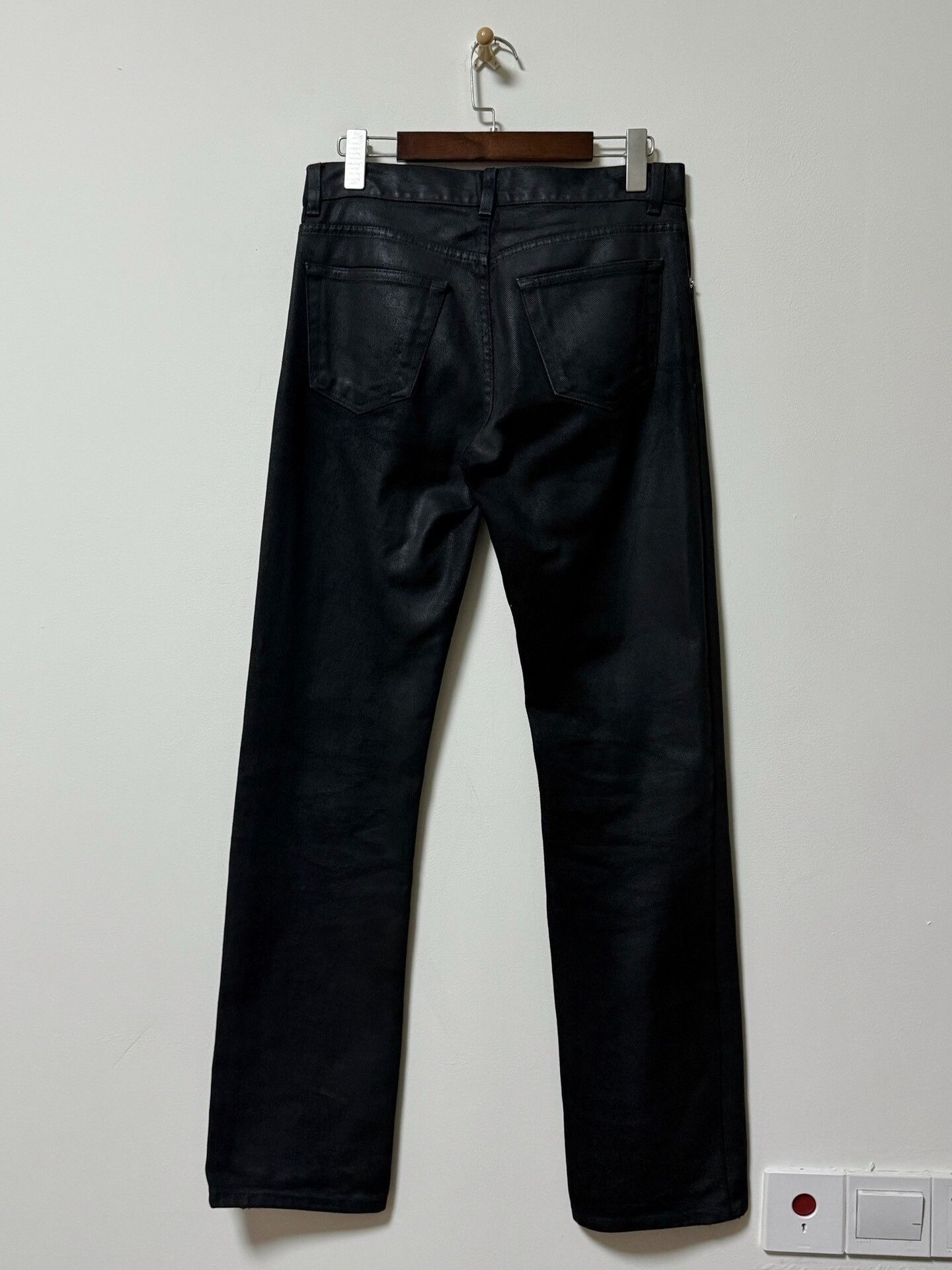 Helmut Lang Helmut Lang 1998 AW Waxed Jeans Size US 29 - 2 Thumbnail