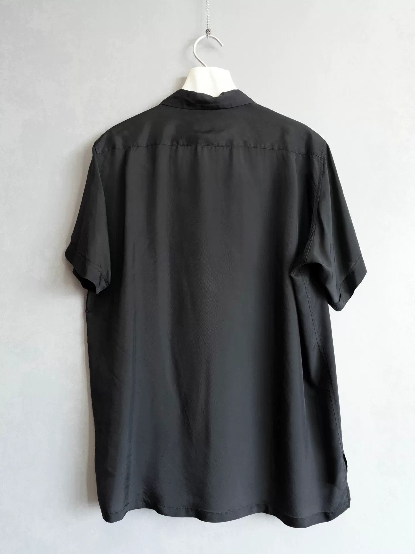 Yohji Yamamoto Yohji Yamamoto 10SS Cupro Short-Sleeve Shirt Size US L / EU 52-54 / 3 - 5 Thumbnail