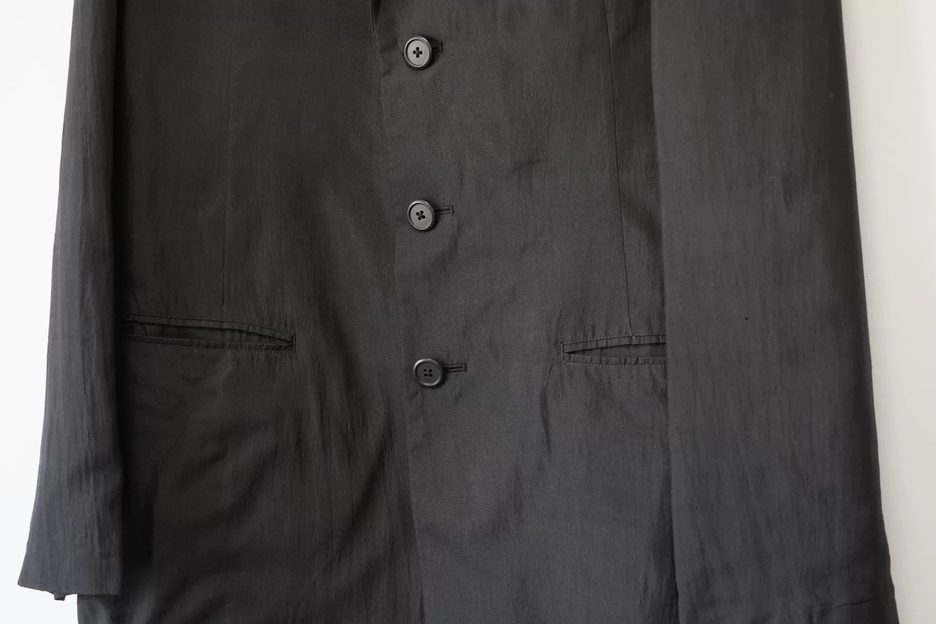 Yohji Yamamoto Yohji Yamamoto 90SS Silk Jacket Size US M / EU 48-50 / 2 - 4 Thumbnail