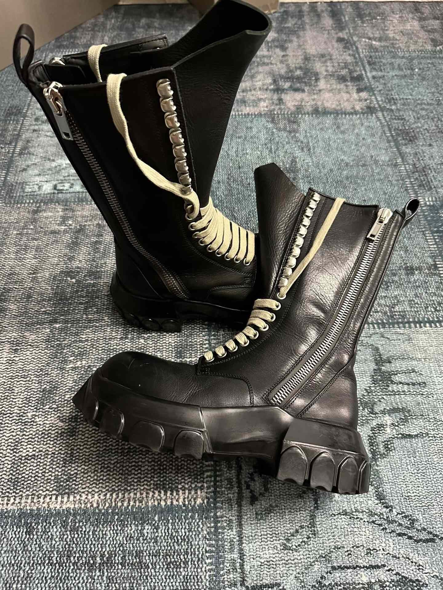 Rick Owens Rick Owens Octopus Strap Combat Boots Size US 5 / IT 35 - 4 Thumbnail