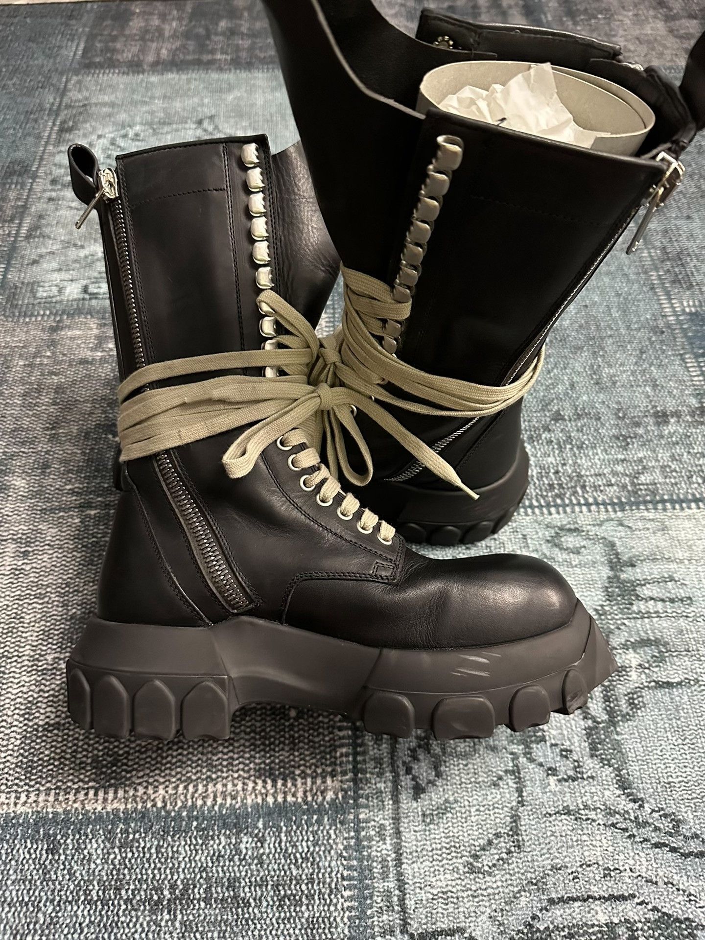 Rick Owens Rick Owens Octopus Strap Combat Boots Size US 8 / IT 38 - 3 Thumbnail