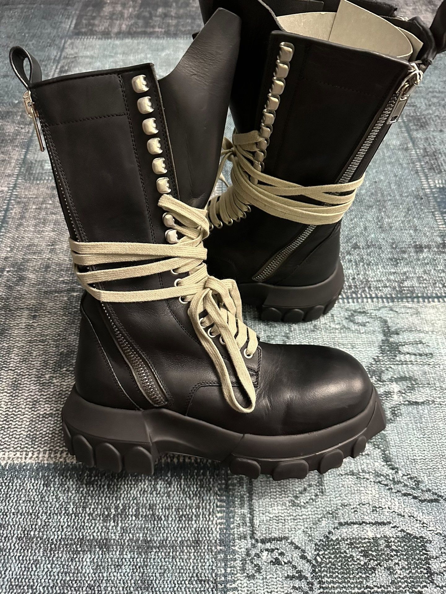 Rick Owens Rick Owens Octopus Strap Combat Boots Size US 8 / IT 38 - 4 Thumbnail
