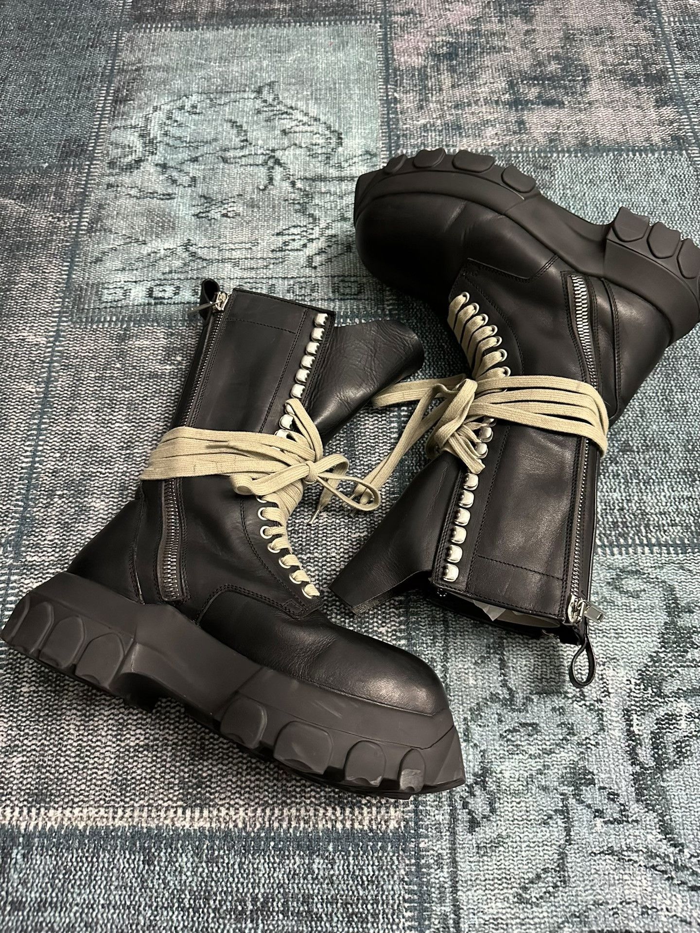 Rick Owens Rick Owens Octopus Strap Combat Boots Size US 8 / IT 38 - 2 Thumbnail