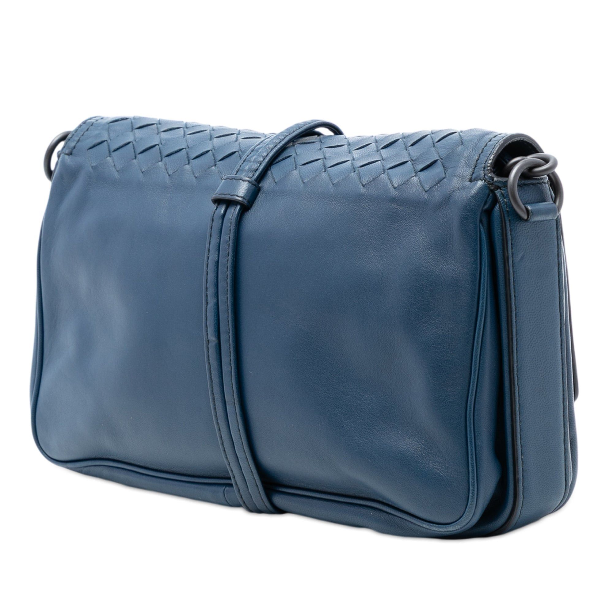 Bottega Veneta Nappa Intrecciato Double Pocket Flap Crossbody Size ONE SIZE - 2 Thumbnail