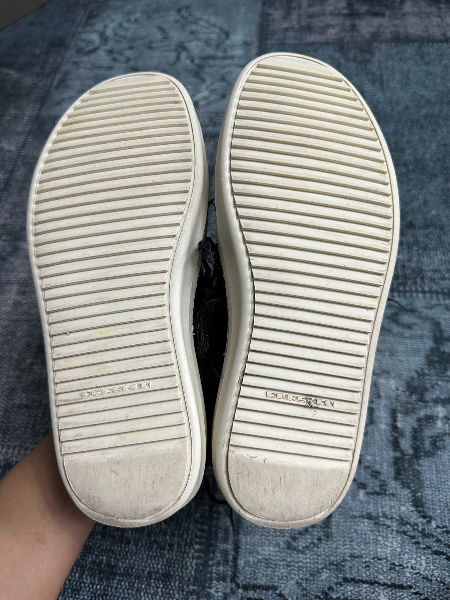 Rick Owens Rick Owens Distressed Low-Top Sneakers Size US 7 / IT 37 - 7 Thumbnail