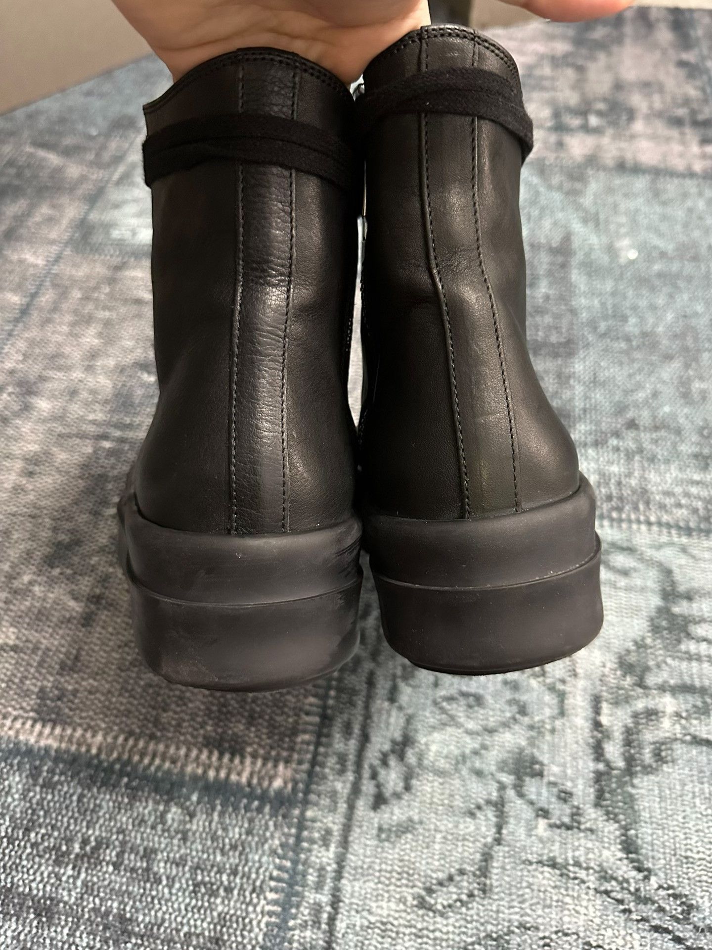 Rick Owens Rick Owens Main Line Black Thick Sole Boots Size US 5 / IT 35 - 5 Thumbnail
