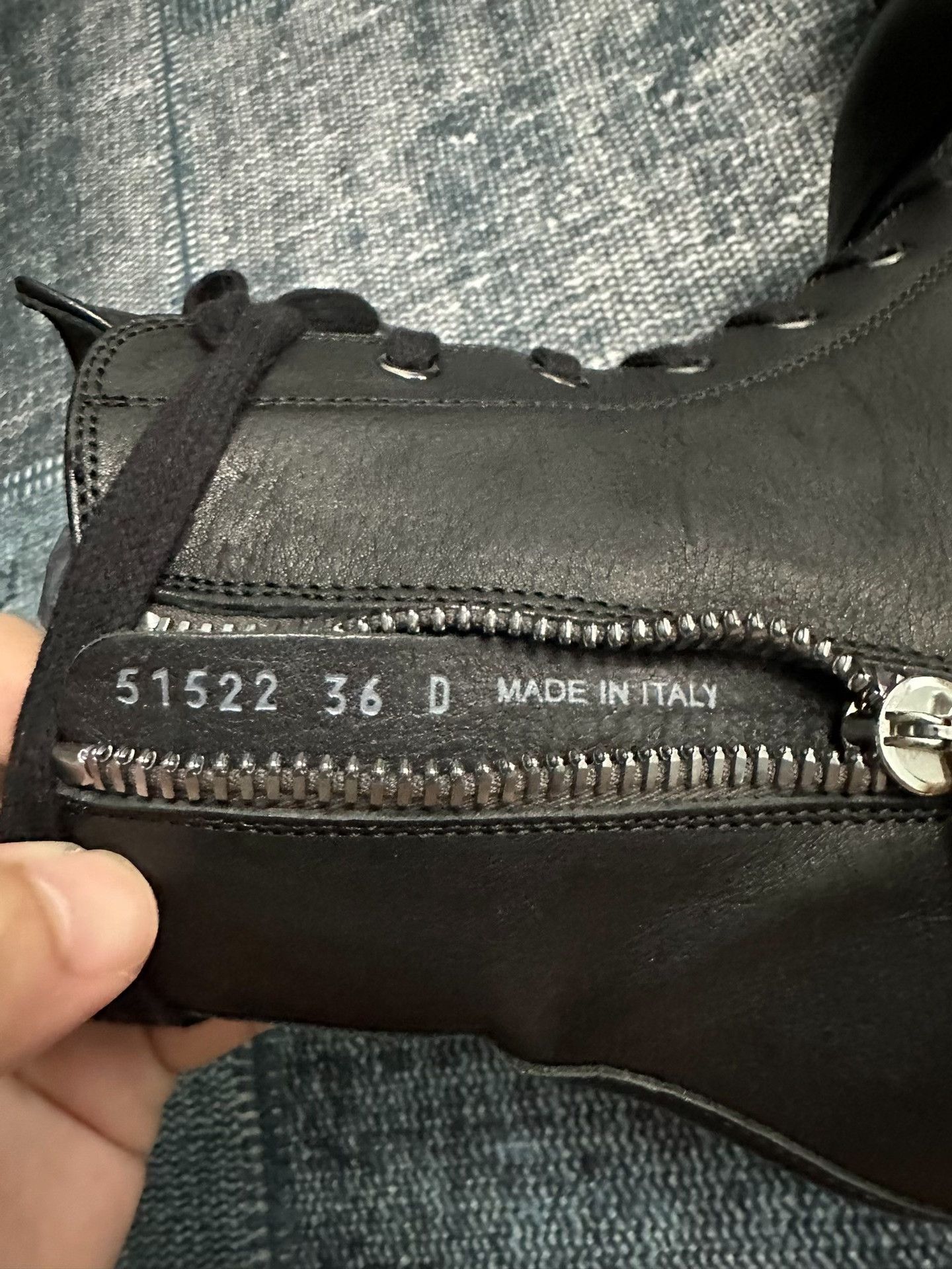 Rick Owens Rick Owens Main Line Black Thick Sole Boots Size US 5 / IT 35 - 6 Thumbnail