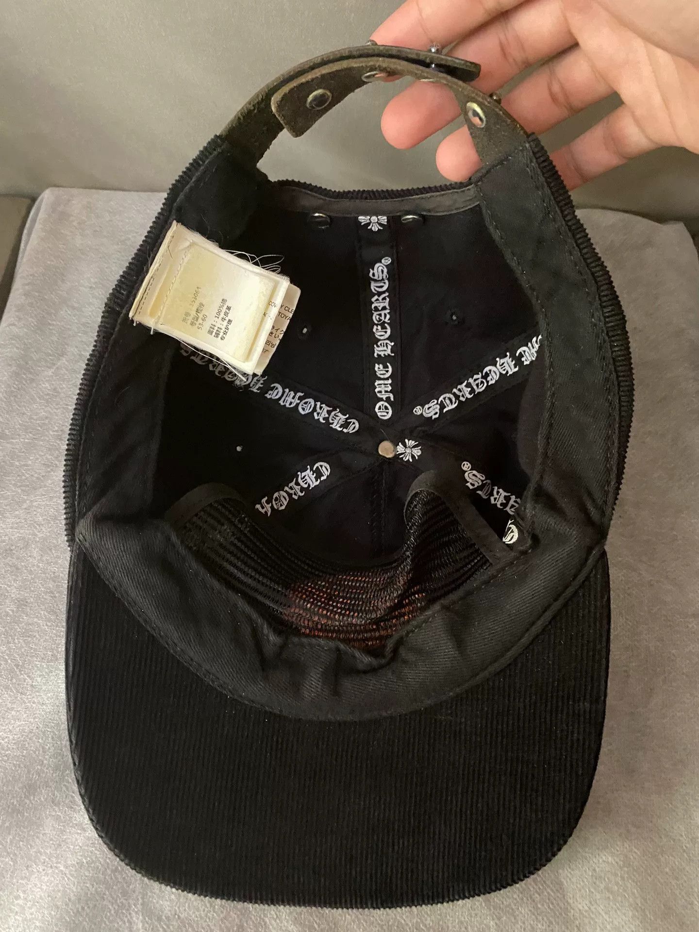 Chrome Hearts Chrome Hearts Orange Corduroy Cap Size ONE SIZE - 5 Thumbnail