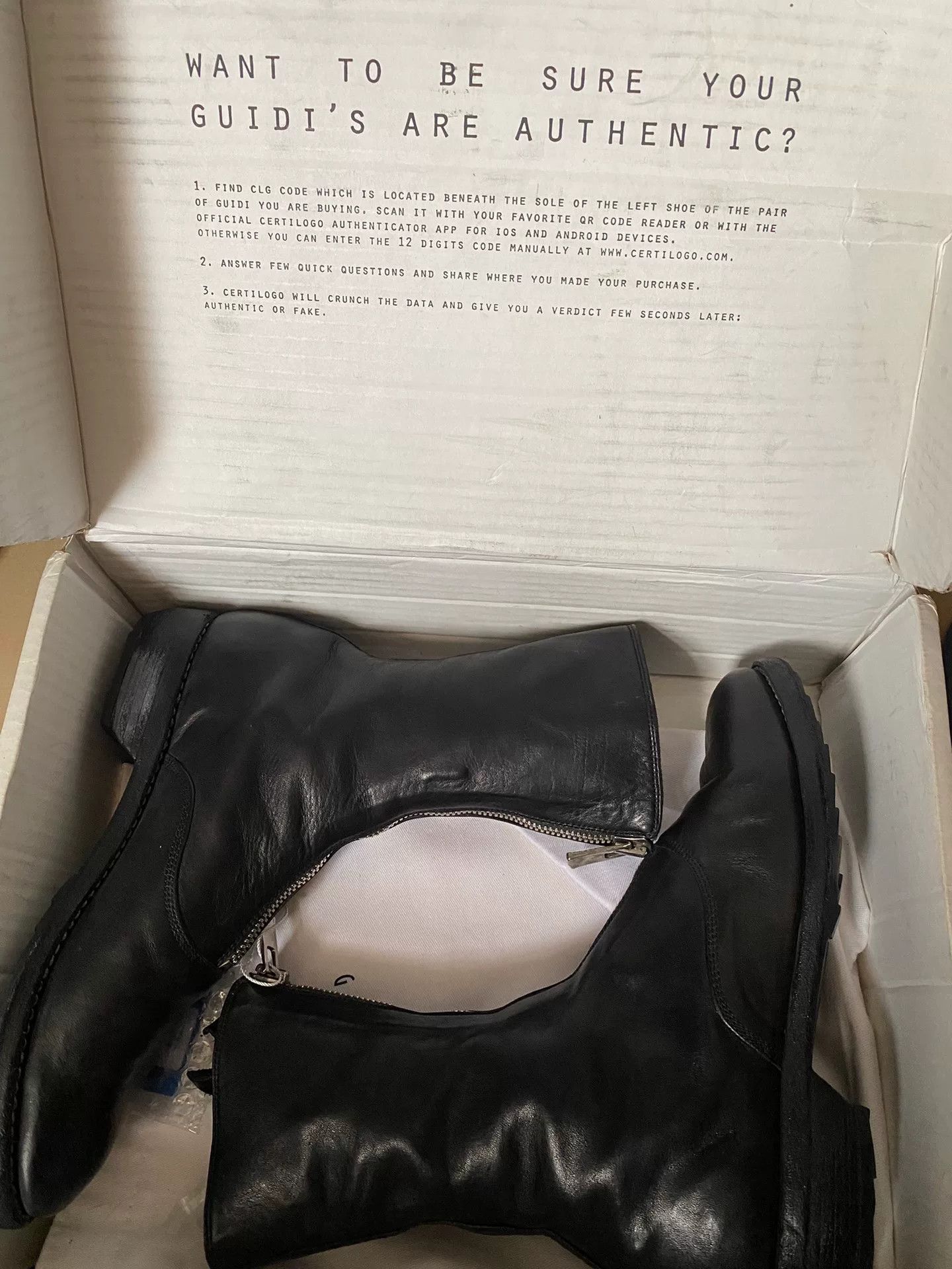 Guidi Guidi 210 Soft Horse Leather Ankle Boots Size US 6.5 / IT 36.5 - 6 Thumbnail