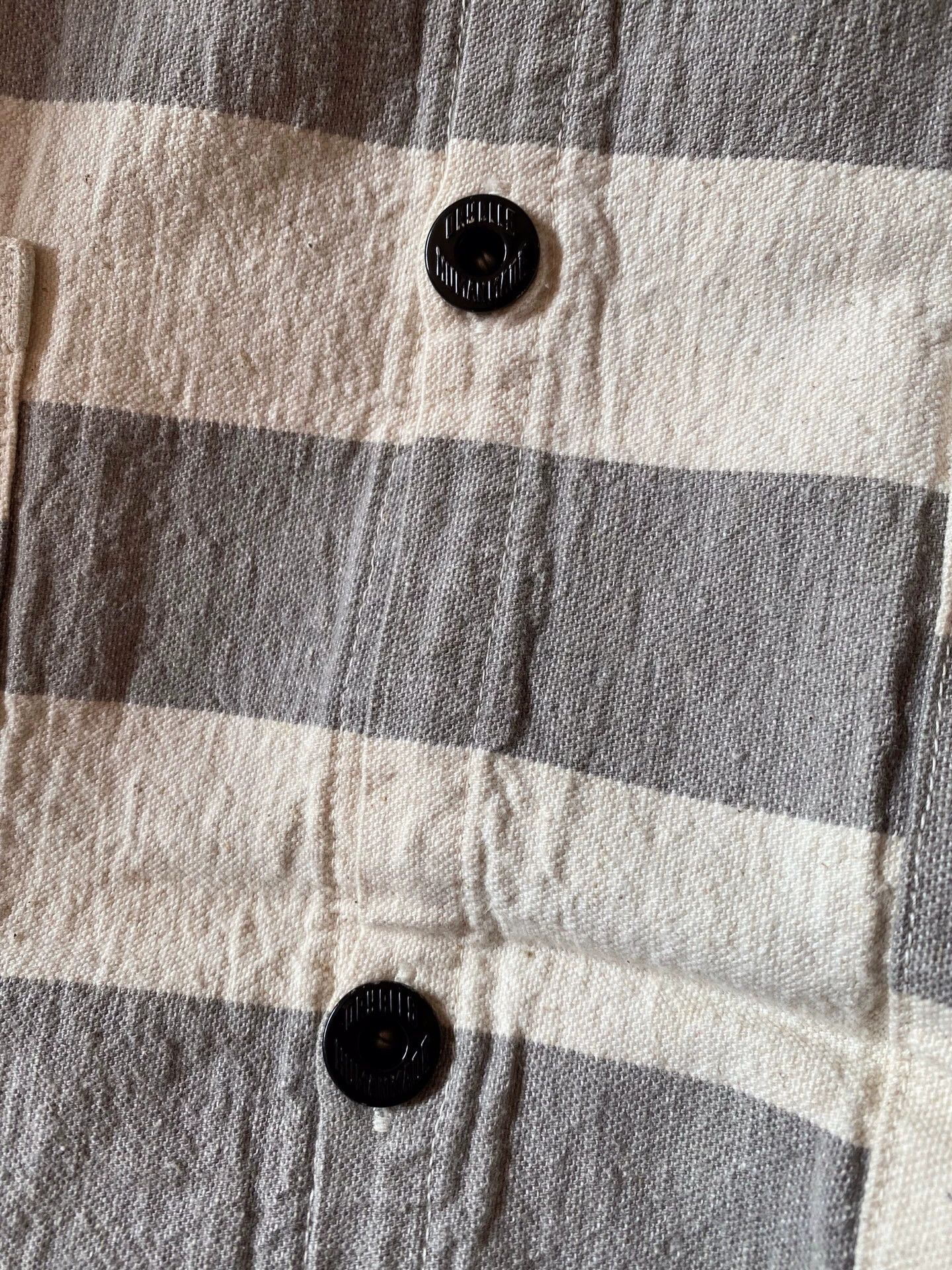 Human Made Human Made Cotton Linen Striped Jacket Size US L / EU 52-54 / 3 - 4 Thumbnail